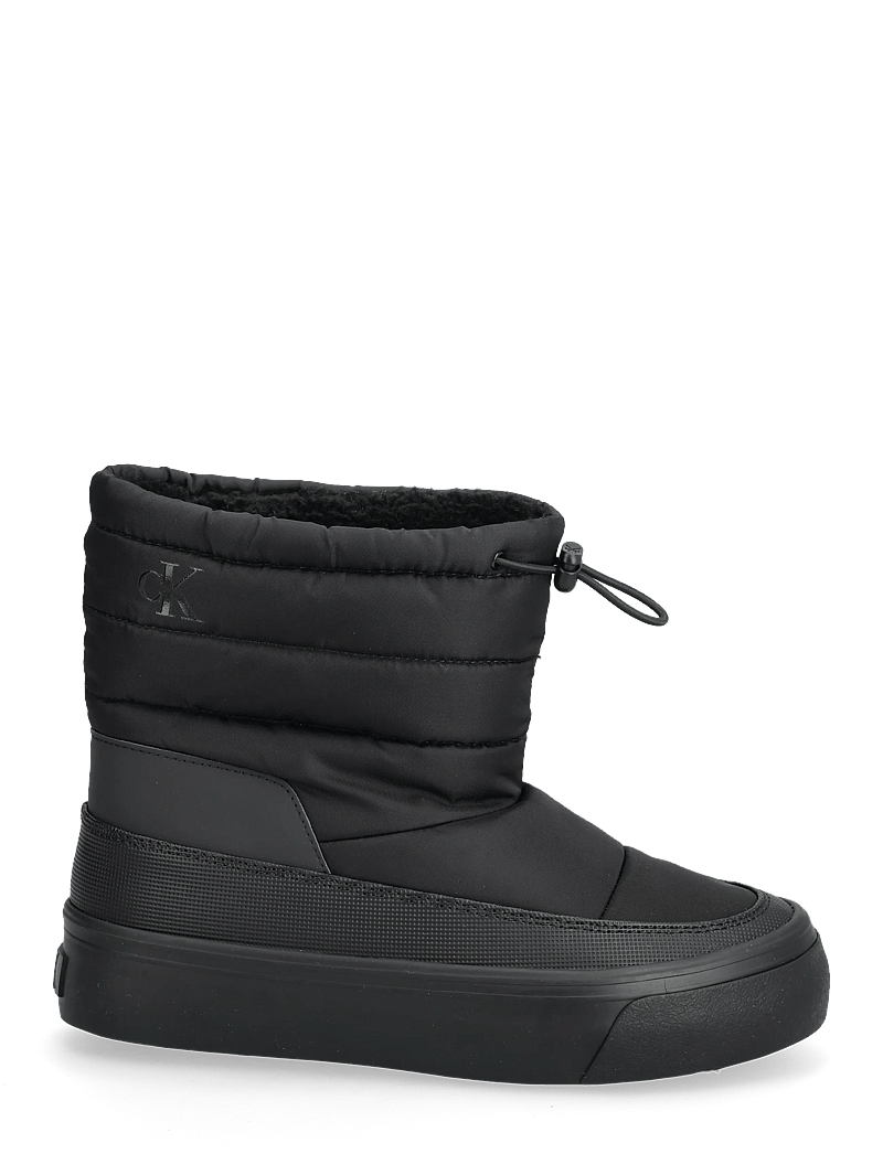 Calvin Klein - VULC FLATF SNOWBOOT NYLON MIX MG - varmfodrade skor - triple black - 1