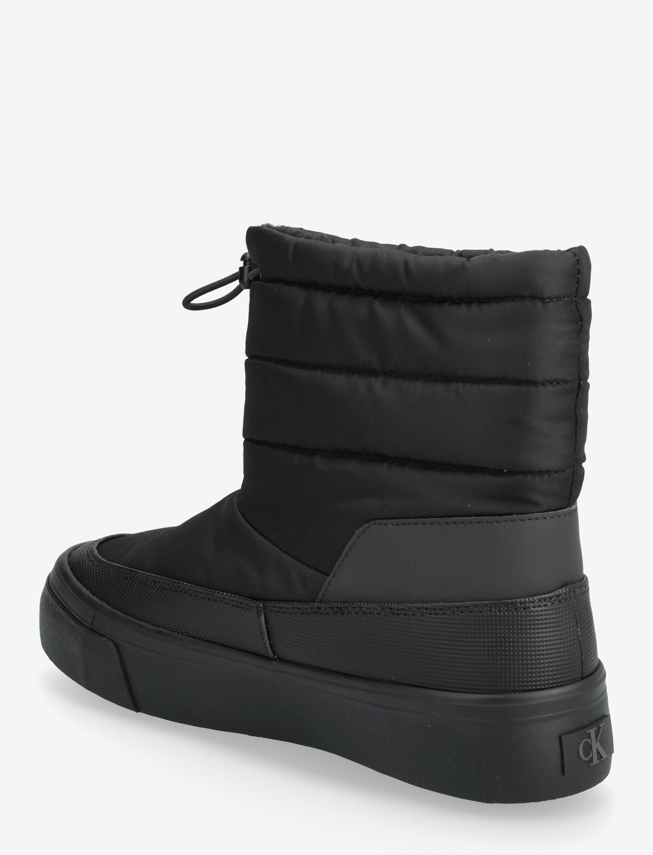 Calvin Klein - VULC FLATF SNOWBOOT NYLON MIX MG - varmfodrade skor - triple black - 2