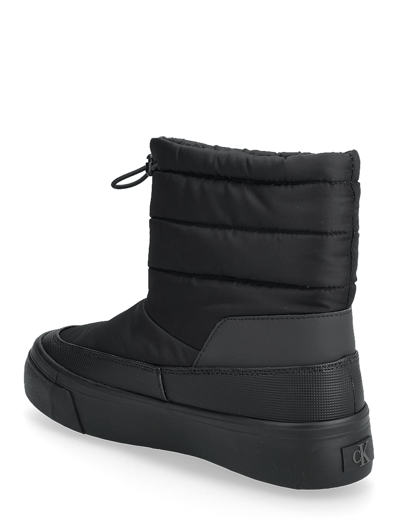 Calvin Klein - VULC FLATF SNOWBOOT NYLON MIX MG - varmfodrade skor - triple black - 2