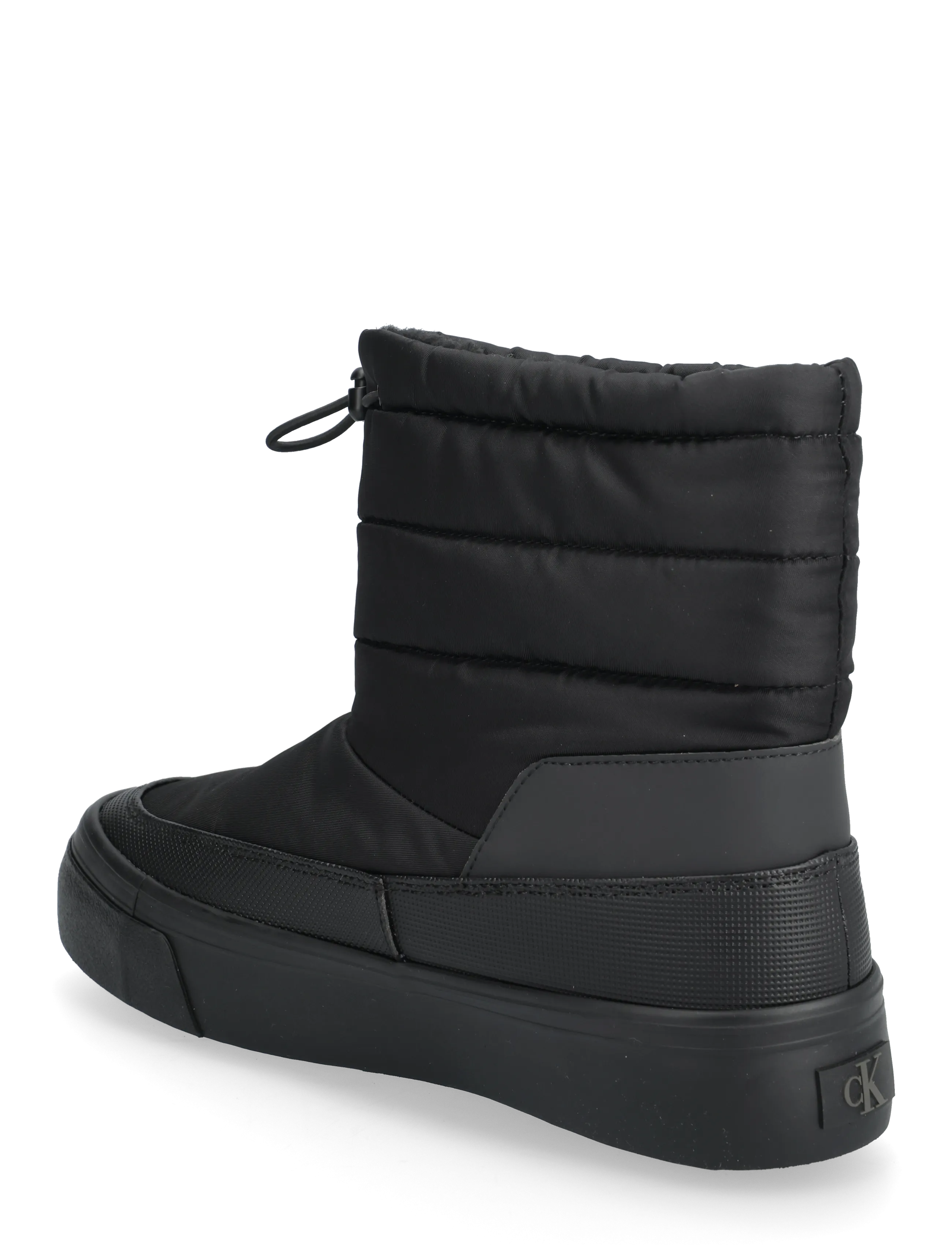 Calvin Klein - VULC FLATF SNOWBOOT NYLON MIX MG - vintersko - triple black - 2