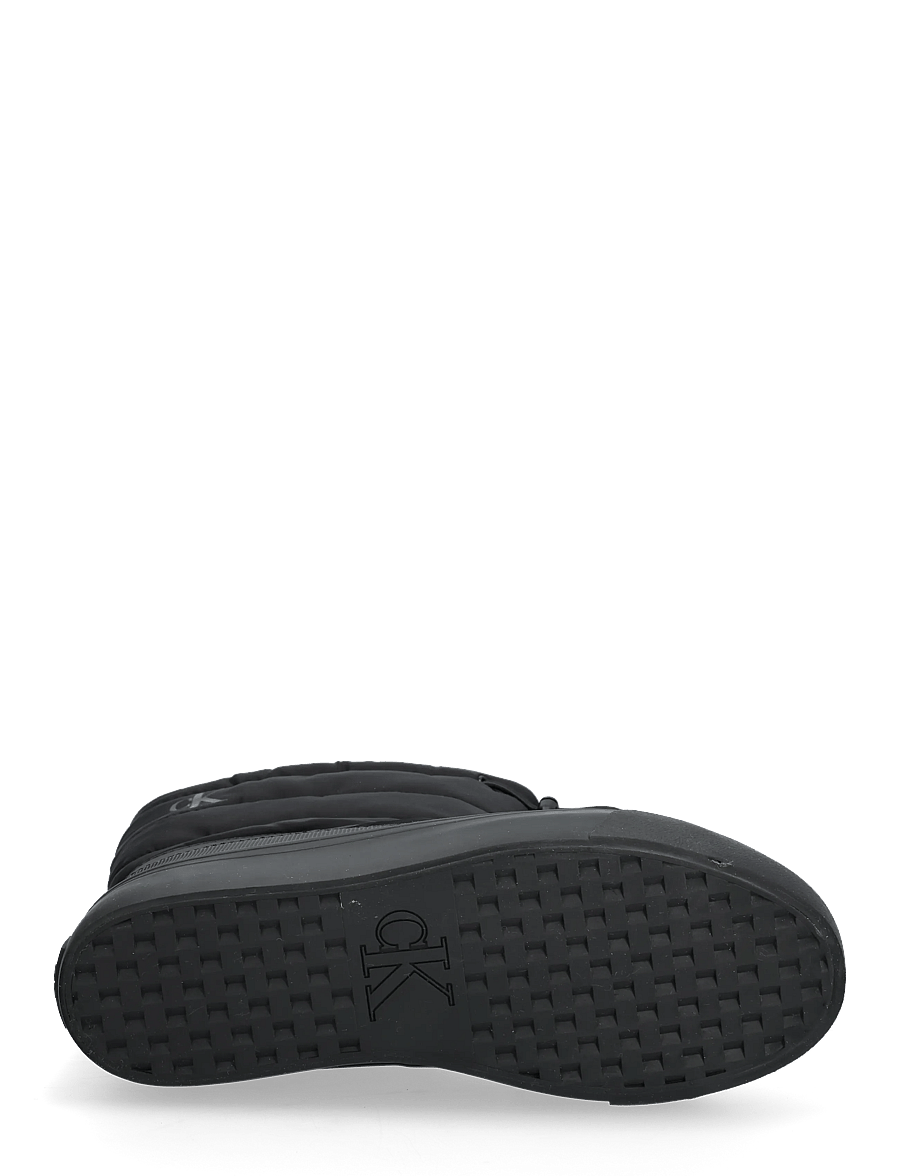 Calvin Klein - VULC FLATF SNOWBOOT NYLON MIX MG - winterschuhe - triple black - 4