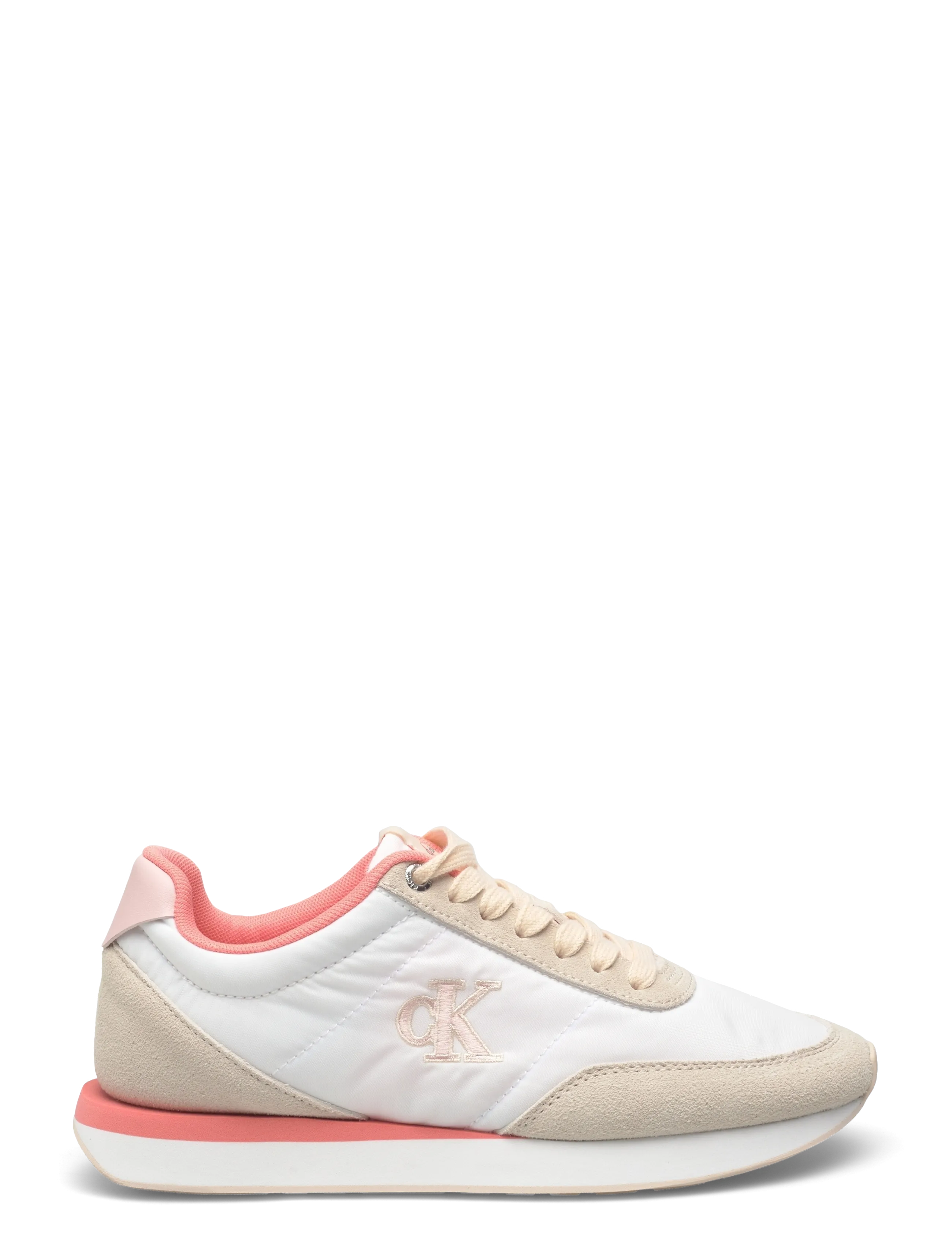 Calvin Klein - RETRO RUNNER ESS MIX MAT - konfirmationstøj - brilliant white light cashew pink - 1