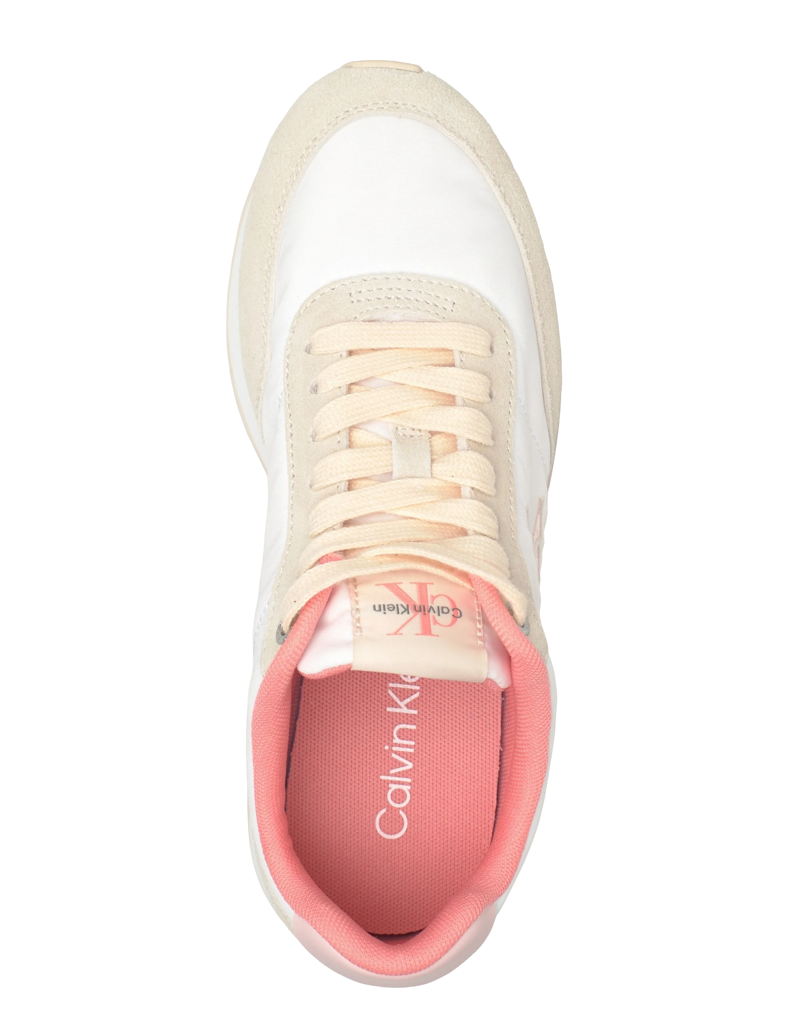 Calvin Klein - RETRO RUNNER ESS MIX MAT - konfirmationstøj - brilliant white light cashew pink - 3