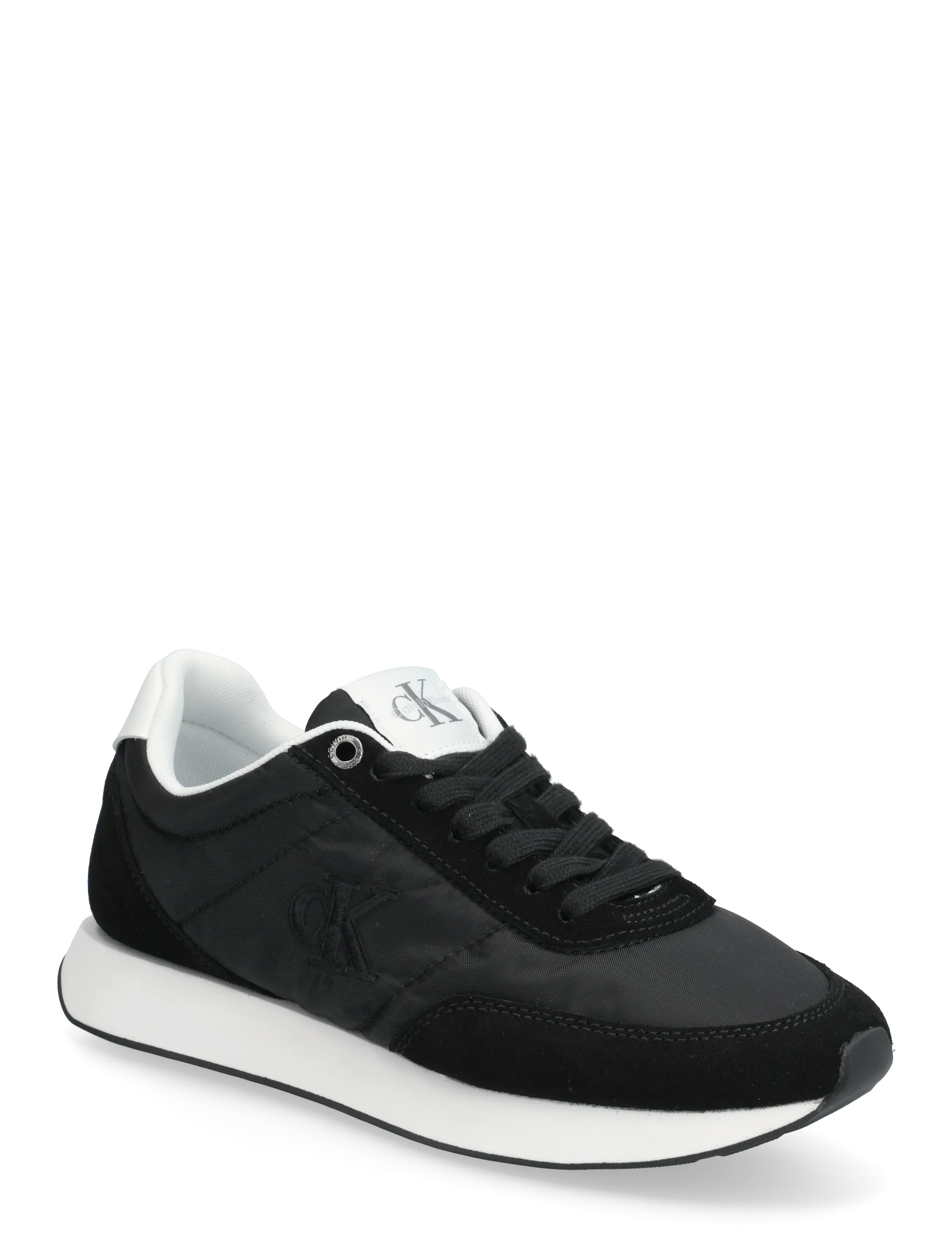 Calvin Klein Retro Runner Ess Mix Mat, Kvinder, Retro Løbesko, Sort, Str: 36