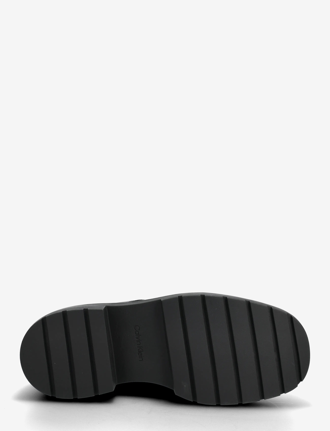 Calvin Klein - CHUNKY LACE UP ZIP BOOT - kängor - ck black - 4