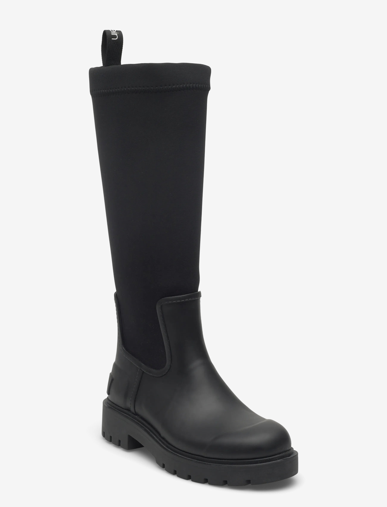 Calvin Klein - HIGH RAINBOOT NEOPRENE - langskaftede støvler - ck black - 0