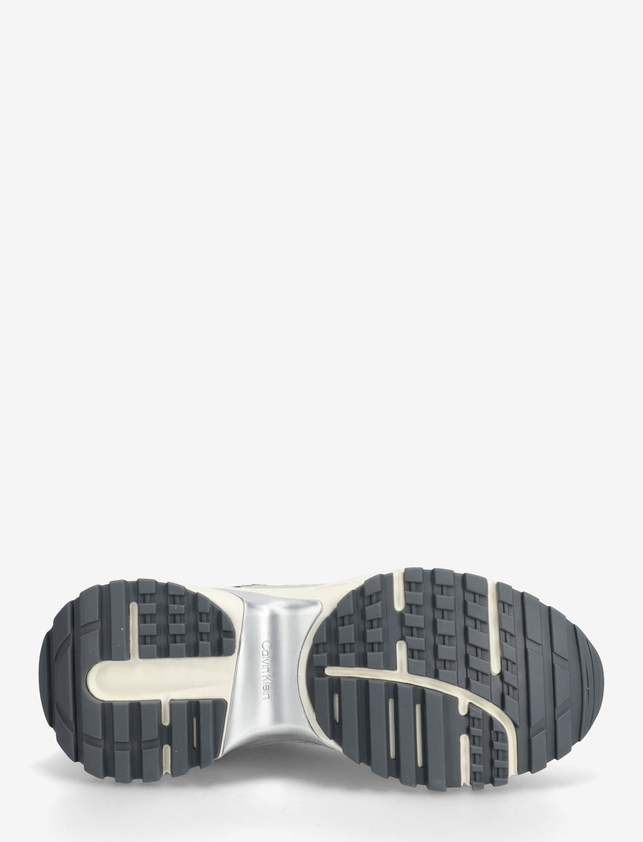 Calvin Klein - HIKE RUNNER LACE UP TECHMIX - låga sneakers - desert taupe silver coal - 4