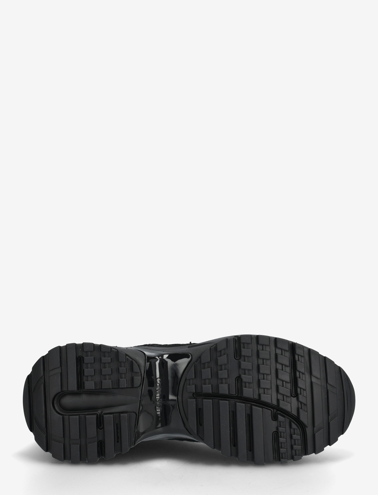 Calvin Klein - HIKE RUNNER LACE UP TECHMIX - låga sneakers - triple black - 4