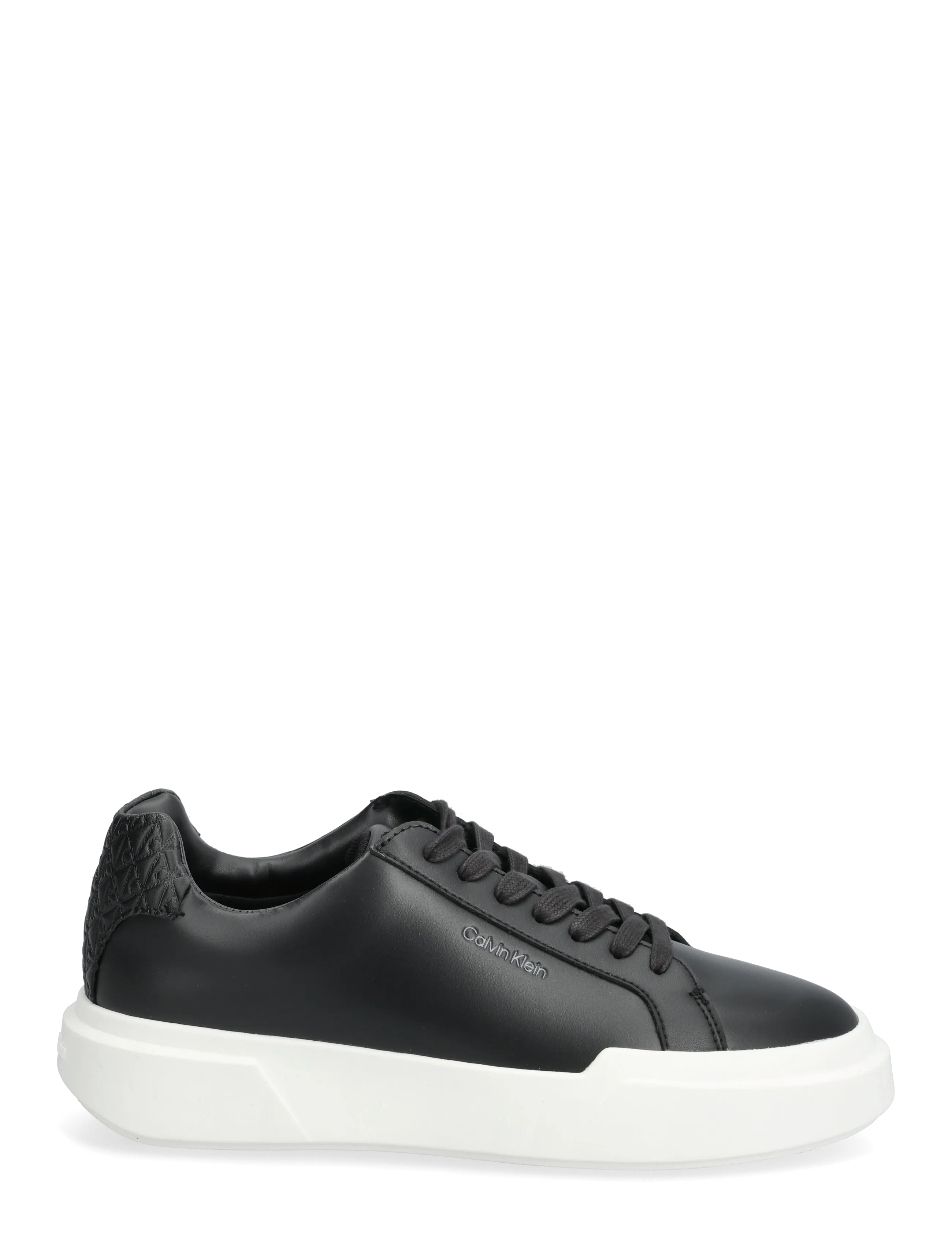 Calvin Klein - CHUNKY CUPSOLE LACEUP LTH BT AOP - lave sneakers - ck black - 1