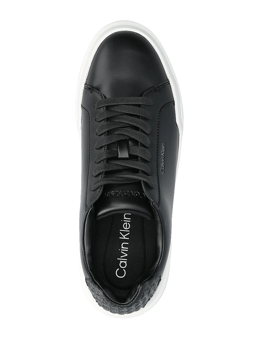 Calvin Klein - CHUNKY CUPSOLE LACEUP LTH BT AOP - låga sneakers - ck black - 3