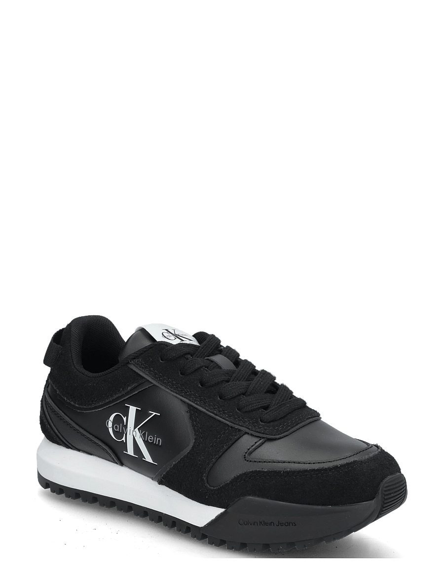 Calvin Klein - TOOTHY RUNNER LACEUP MIX - konfirmation - black bright white - 0