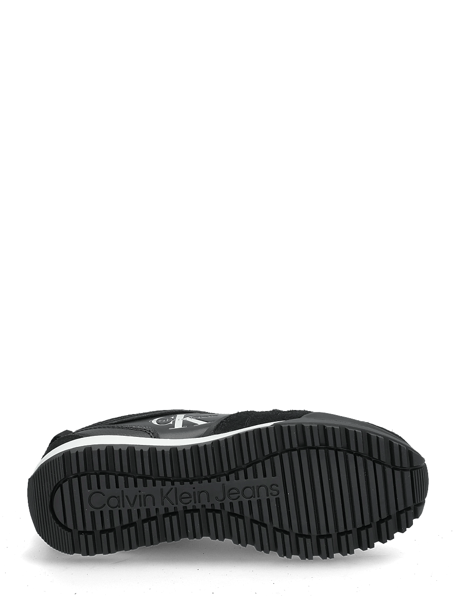 Calvin Klein - TOOTHY RUNNER LACEUP MIX - konfirmation - black bright white - 4