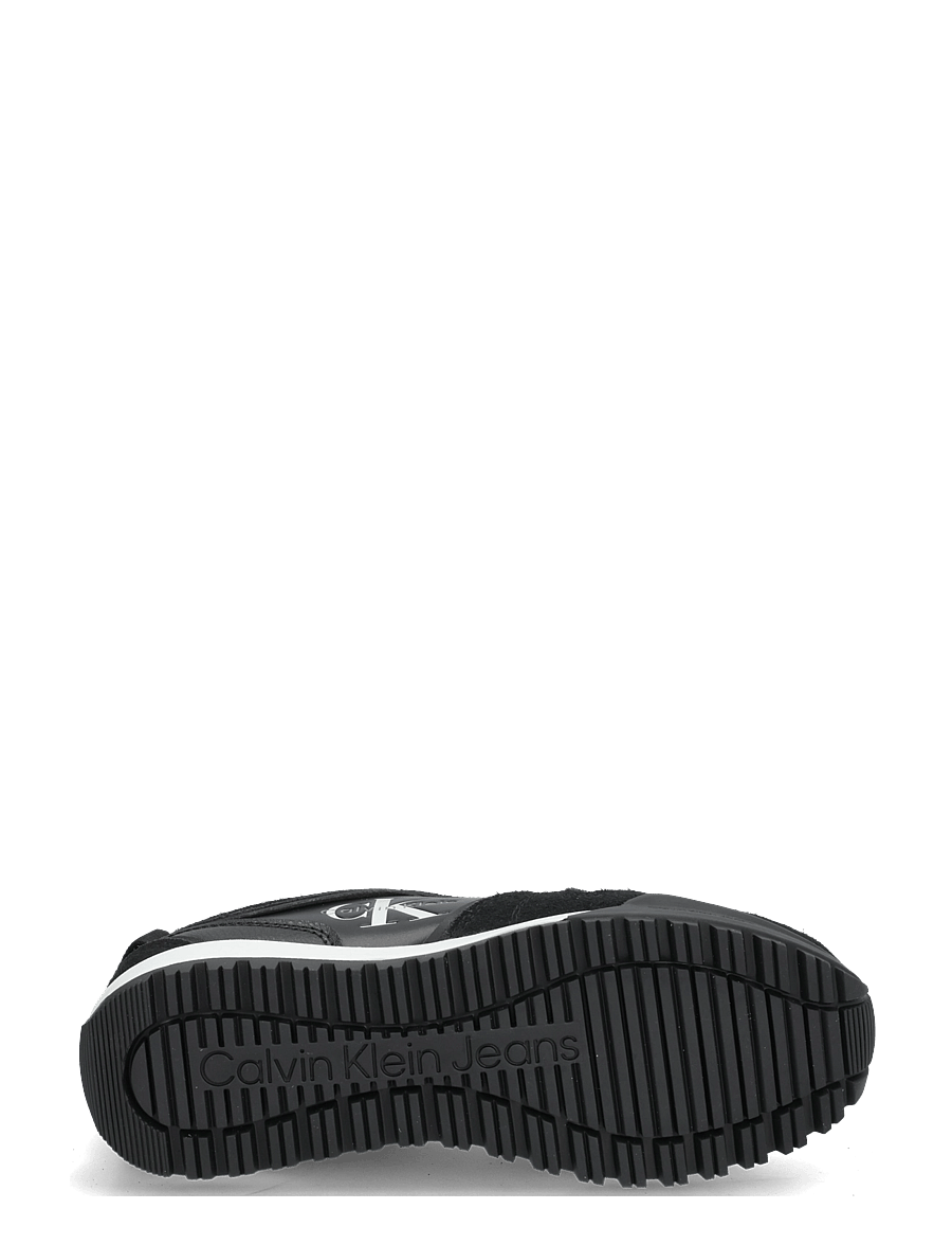 Calvin Klein - TOOTHY RUNNER LACEUP MIX - konfirmation - black bright white - 4