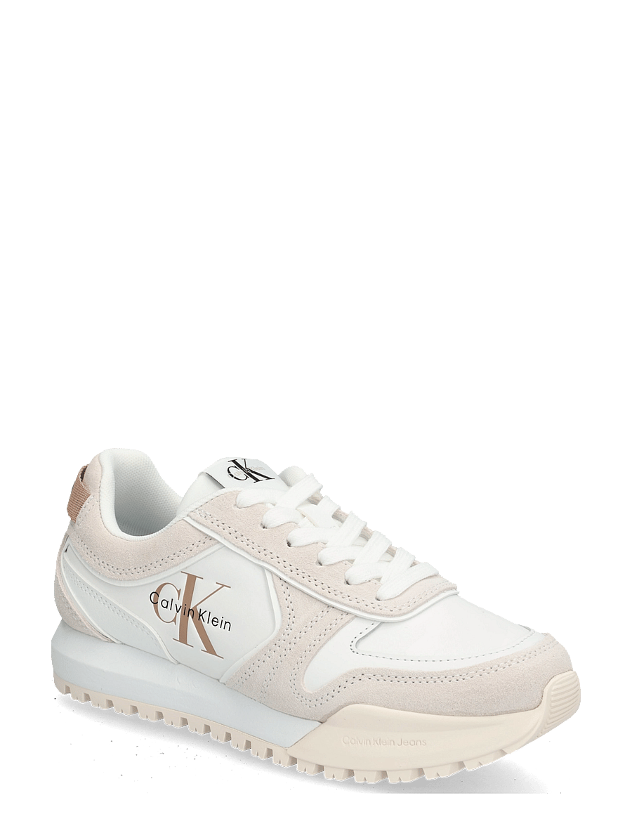 Calvin Klein - TOOTHY RUNNER LACEUP MIX - konfirmation - white ancient white - 0