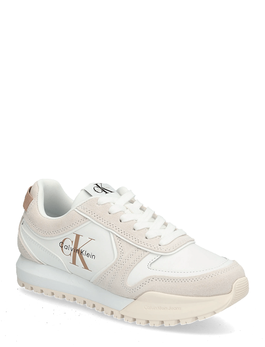 Calvin Klein - TOOTHY RUNNER LACEUP MIX - konfirmation - white ancient white - 0