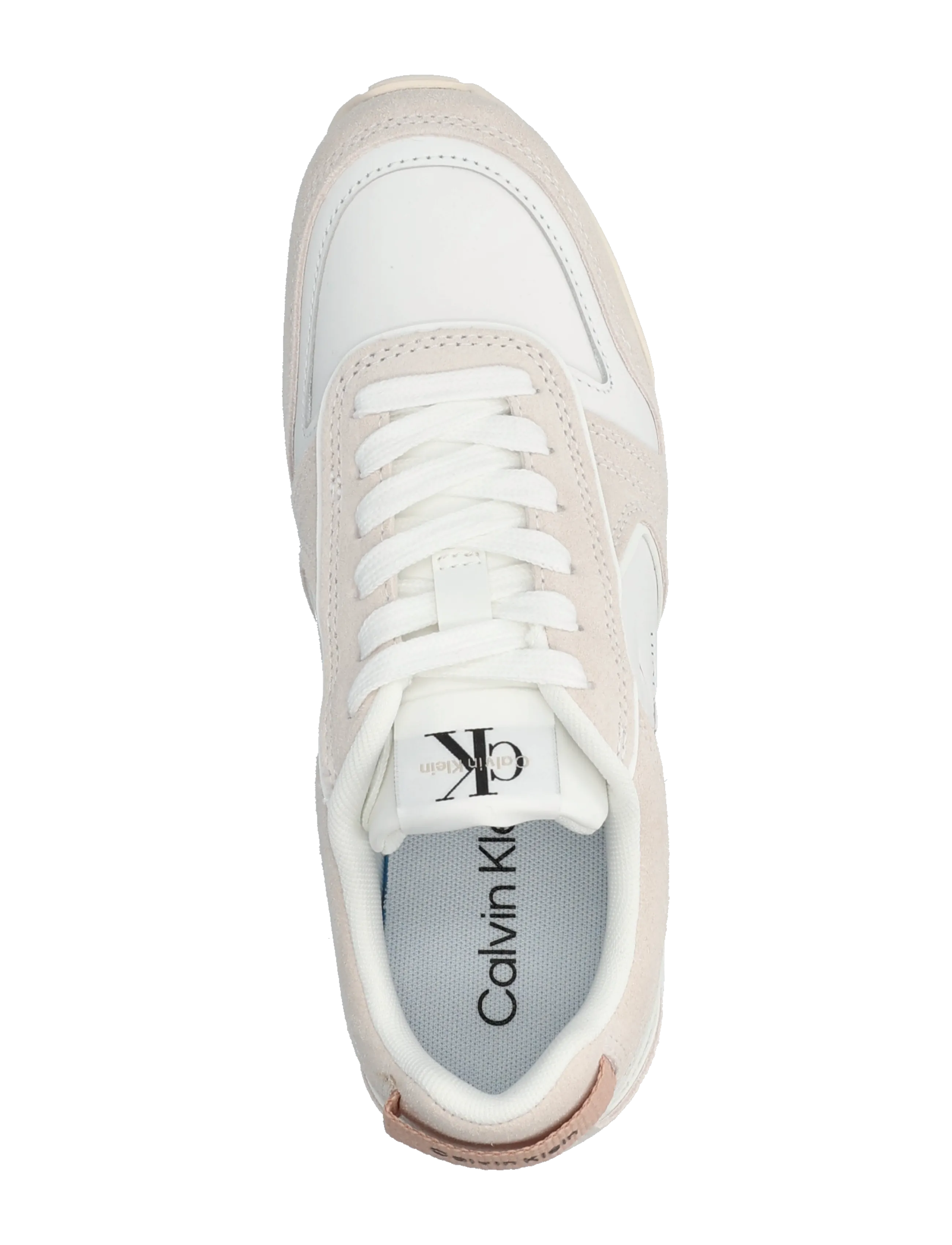 Calvin Klein - TOOTHY RUNNER LACEUP MIX - konfirmation - white ancient white - 3