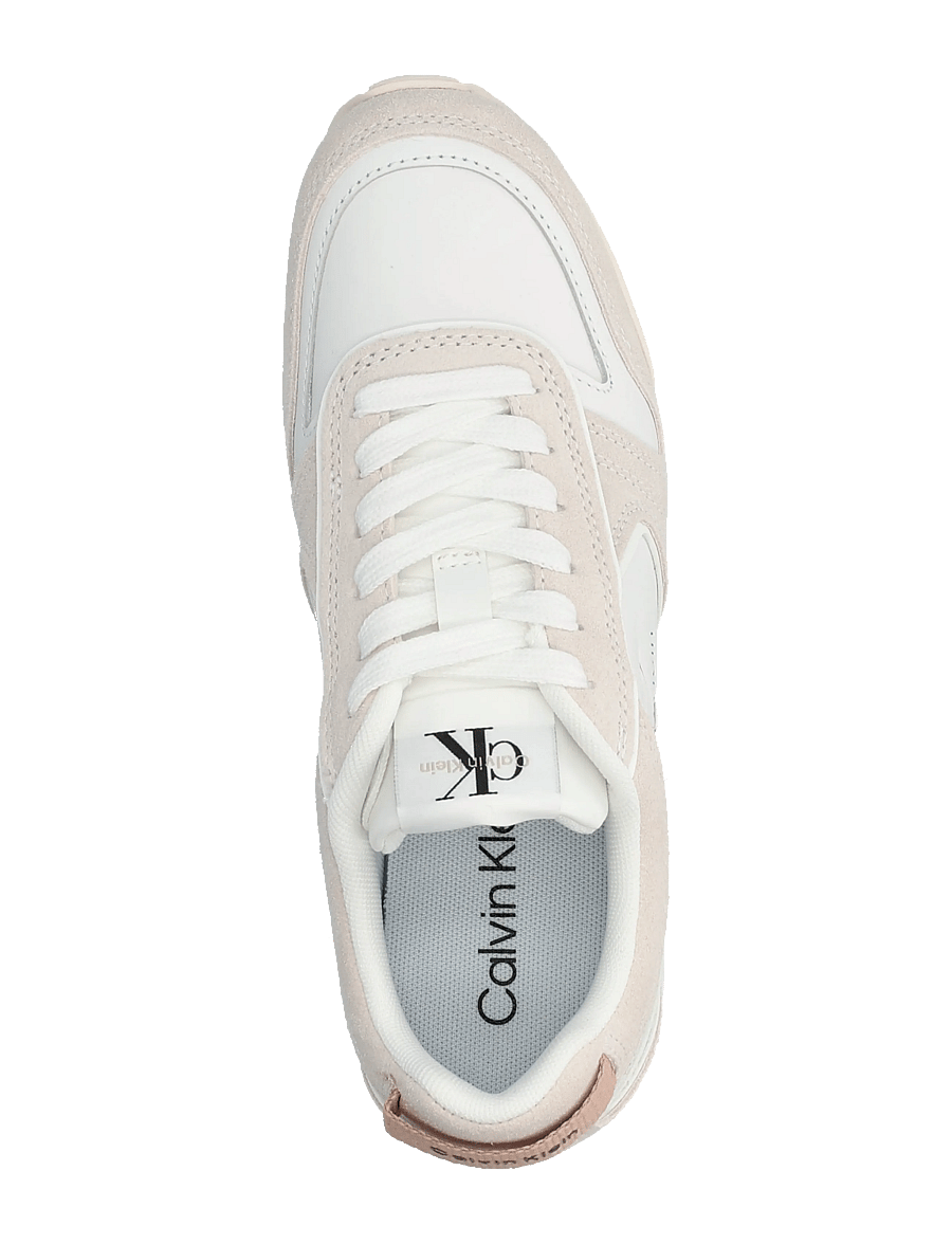 Calvin Klein - TOOTHY RUNNER LACEUP MIX - konfirmation - white ancient white - 3