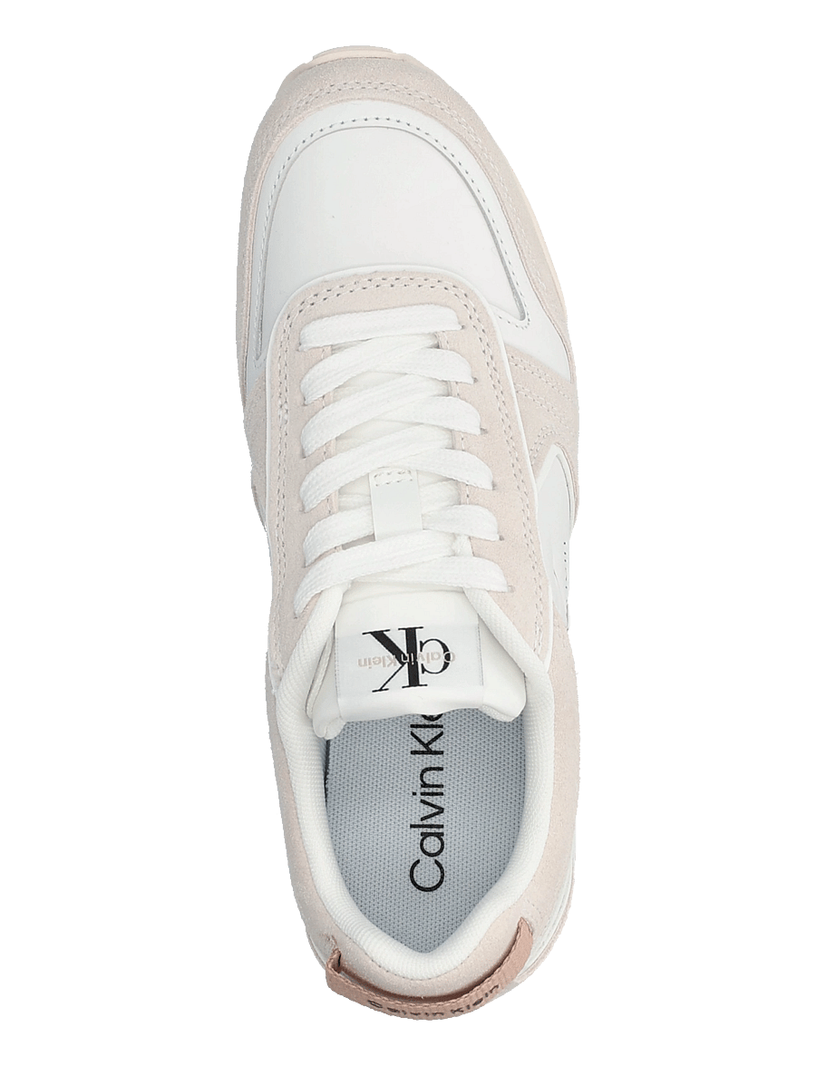 Calvin Klein - TOOTHY RUNNER LACEUP MIX - konfirmation - white ancient white - 3