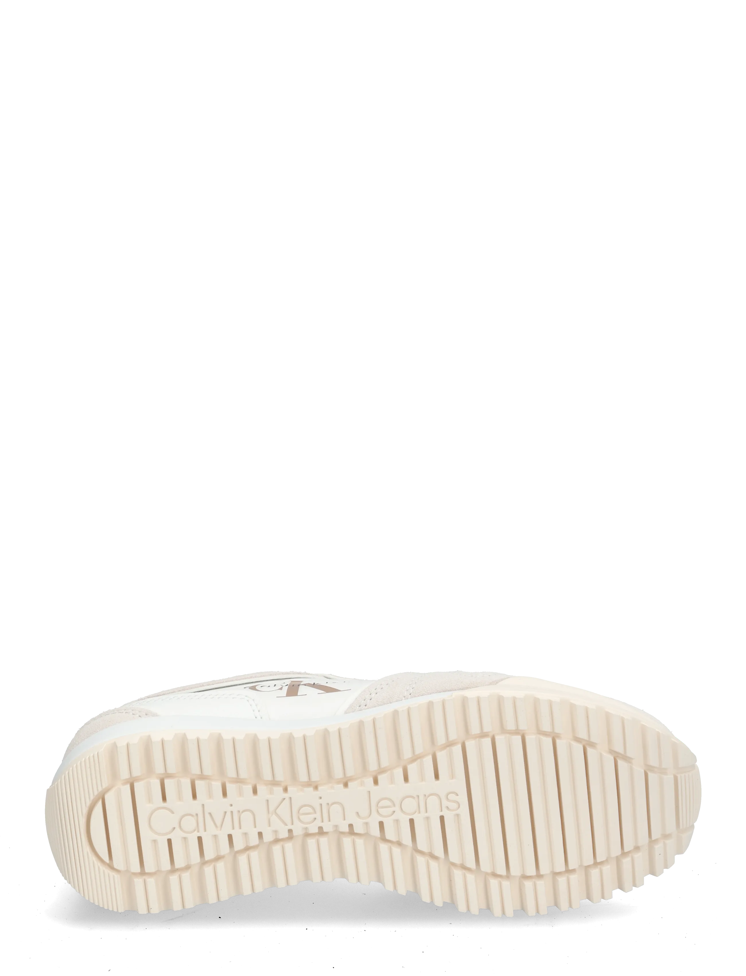 Calvin Klein - TOOTHY RUNNER LACEUP MIX - konfirmation - white ancient white - 4