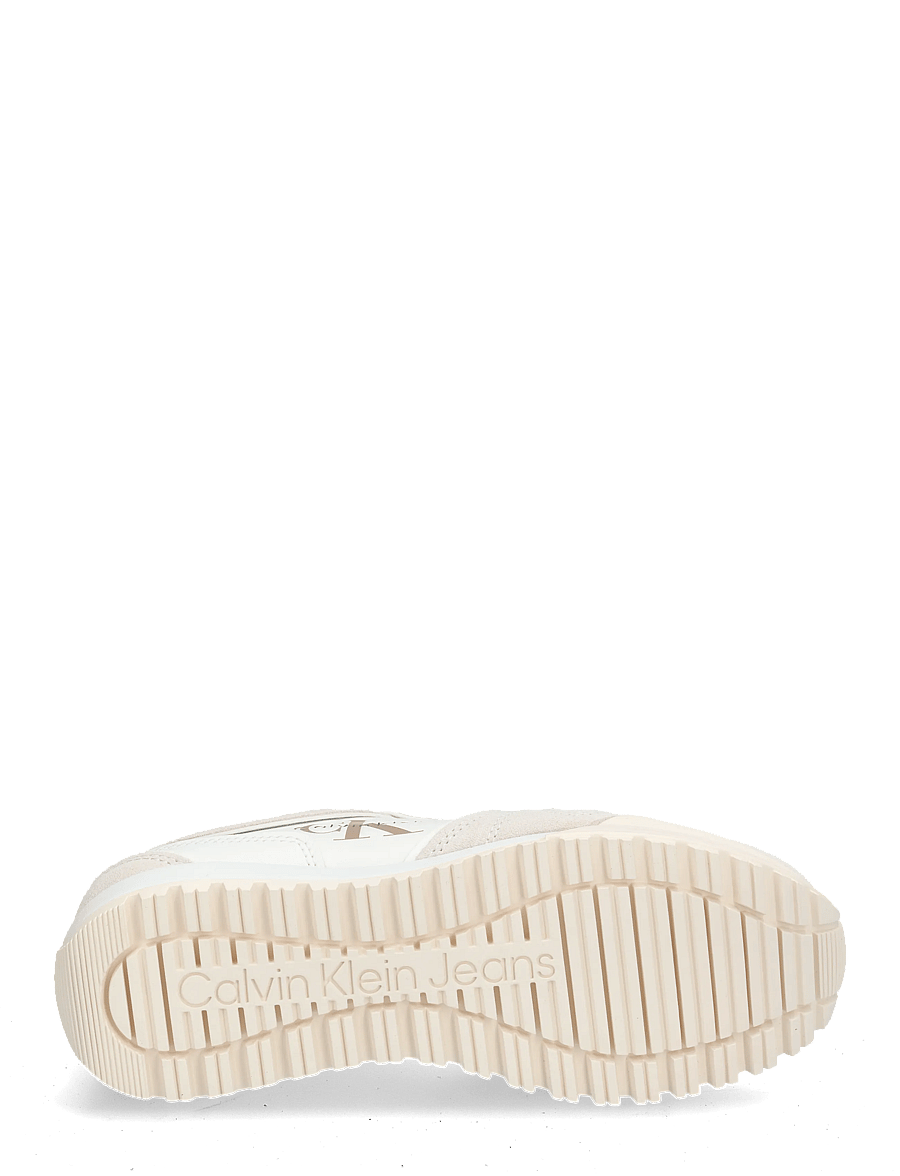 Calvin Klein - TOOTHY RUNNER LACEUP MIX - konfirmation - white ancient white - 4