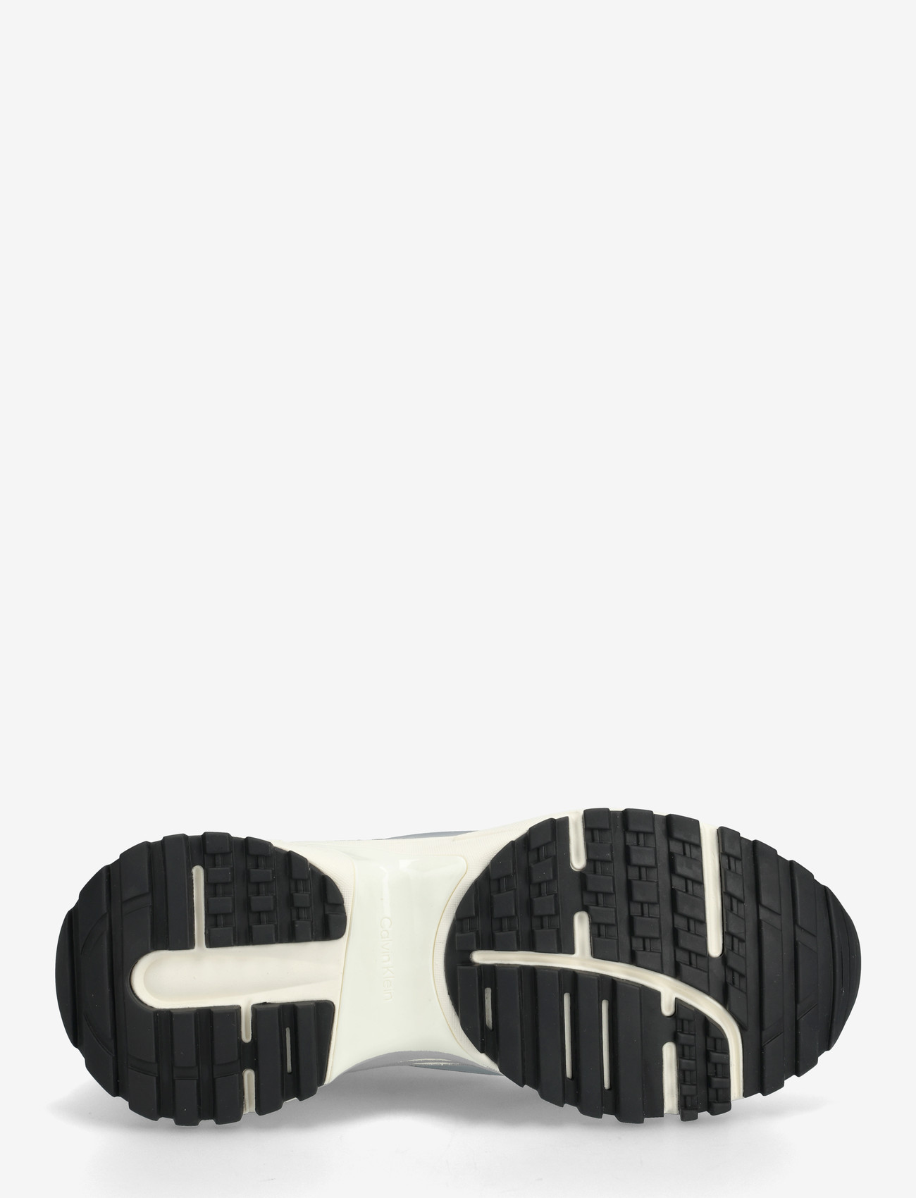 Calvin Klein - HIKE RUNNER LACE UP MESH MIX MET - madala säärega tossud - silver black bright white - 4