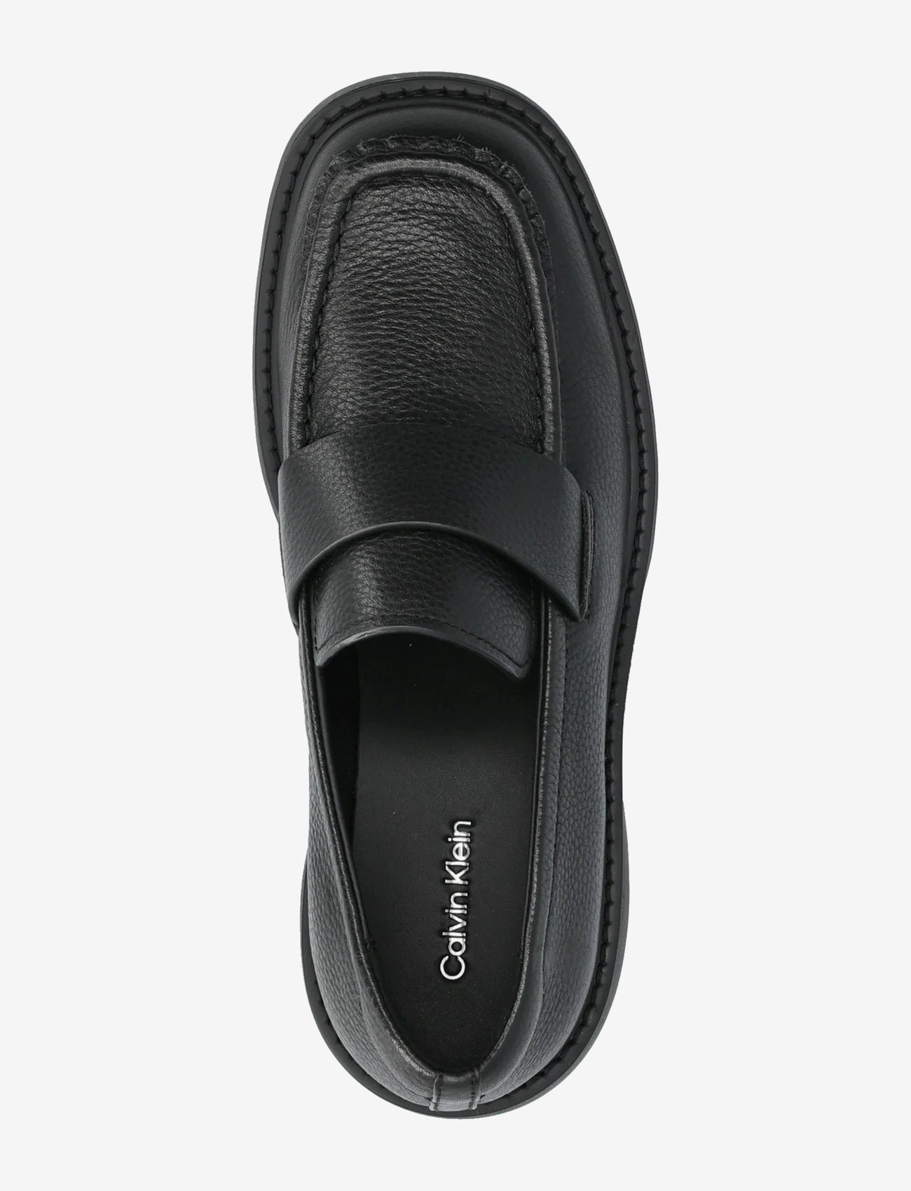 Calvin Klein - CHUNKY LOAFER LTH - speciella tillfällen - black - 3