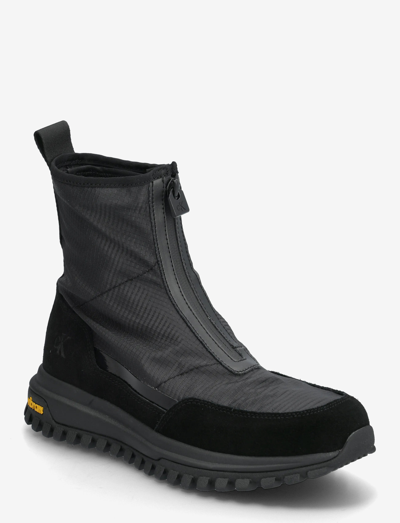 Calvin Klein - VIBRAM RUNNER MID ZIP - strumpboots - black - 0