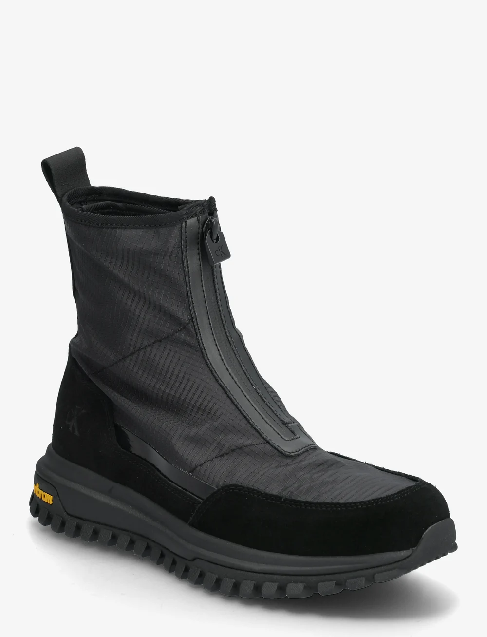 Calvin Klein - VIBRAM RUNNER MID ZIP - sock-boots - black - 0