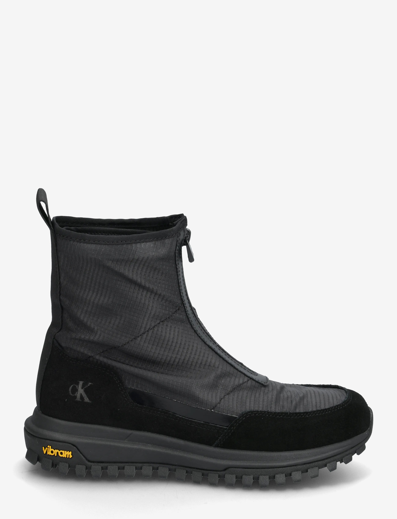 Calvin Klein - VIBRAM RUNNER MID ZIP - strumpboots - black - 1