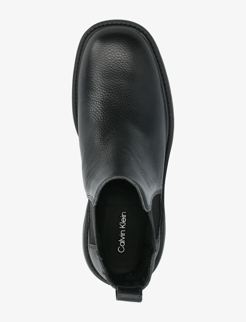Calvin Klein - CHUNKY CHELSEA BOOT LTH - platta ankelboots - black - 3