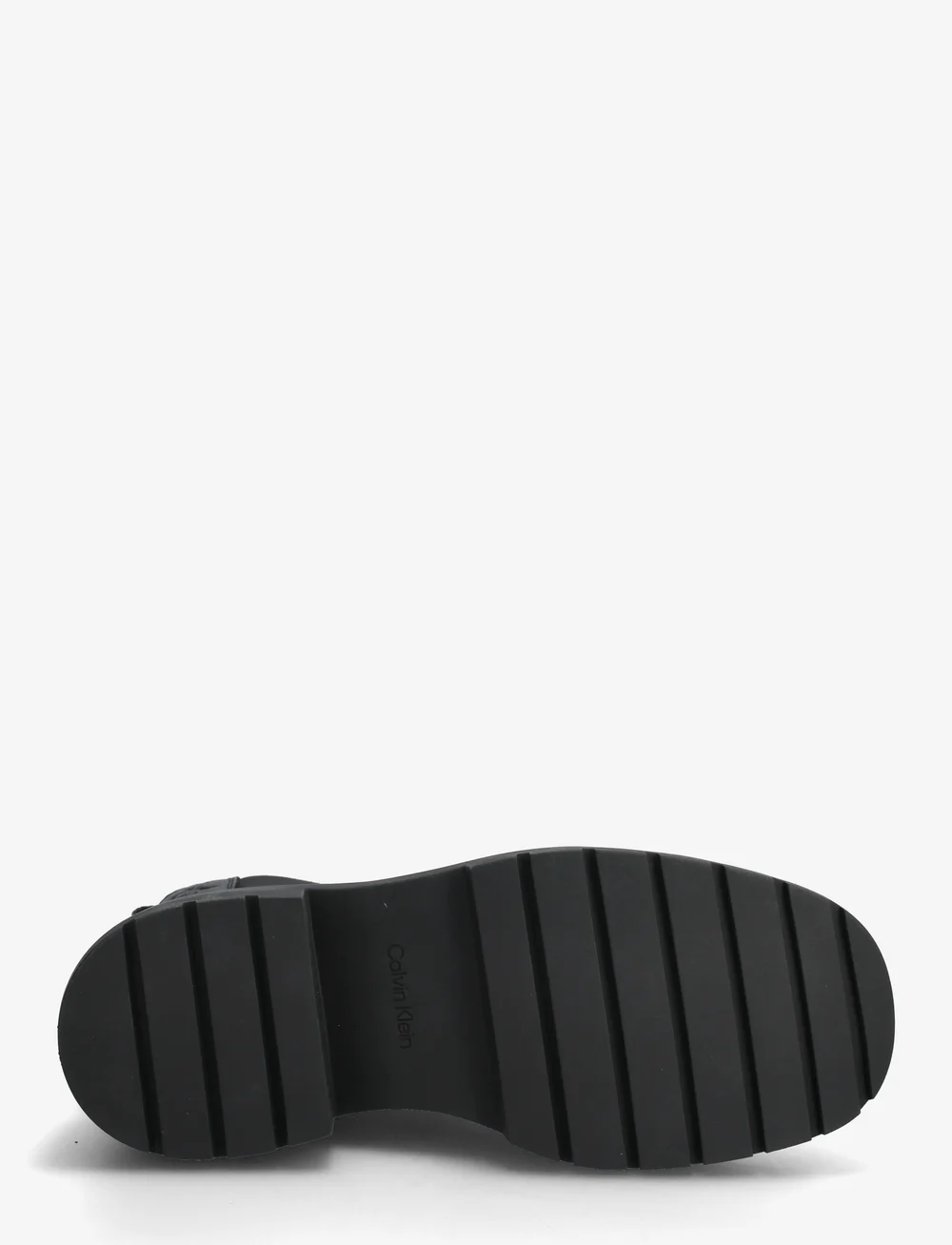 Calvin Klein - CHUNKY CHELSEA BOOT LTH - flache stiefeletten - black - 4