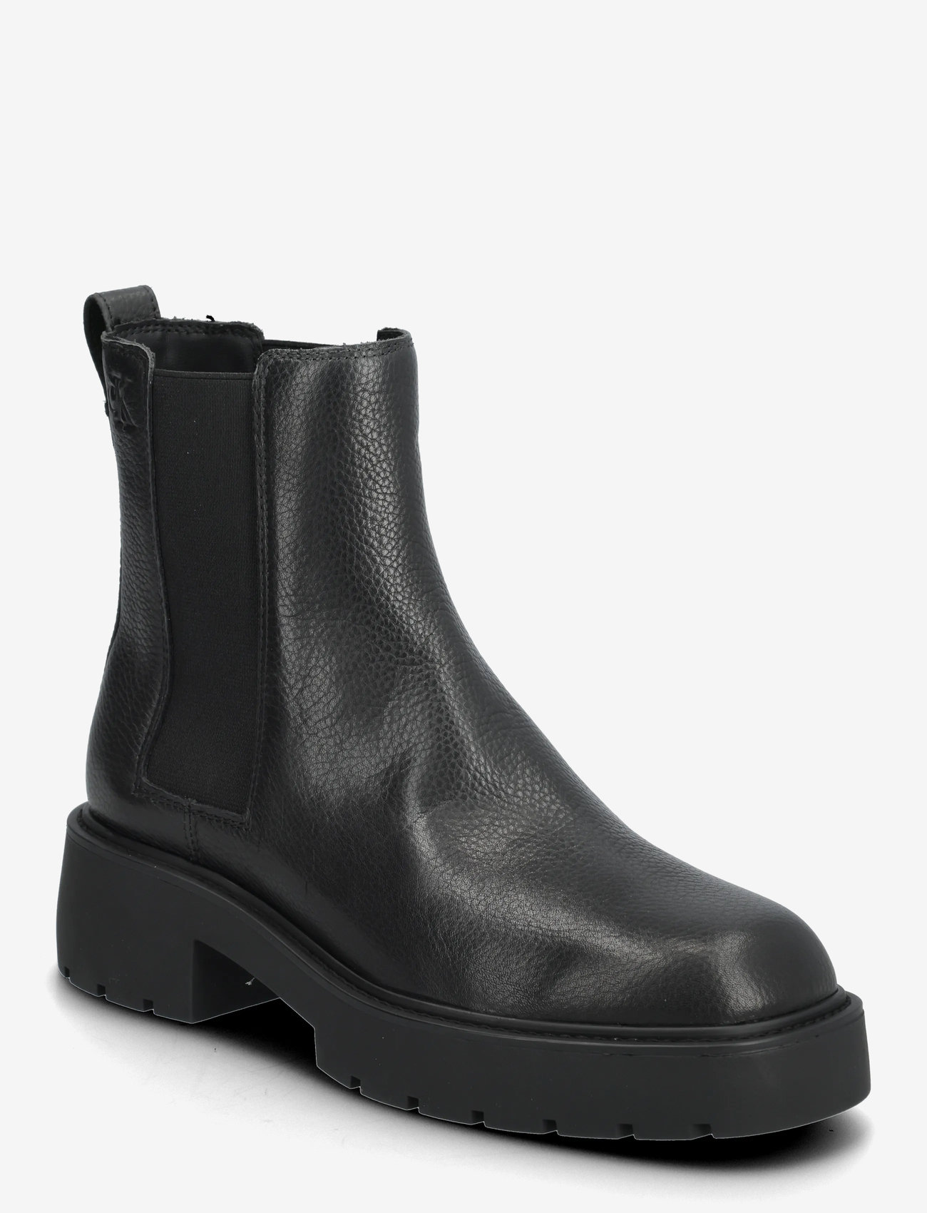 Calvin Klein - CHUNKY CHELSEA BOOT LTH - flache stiefeletten - ck black - 0