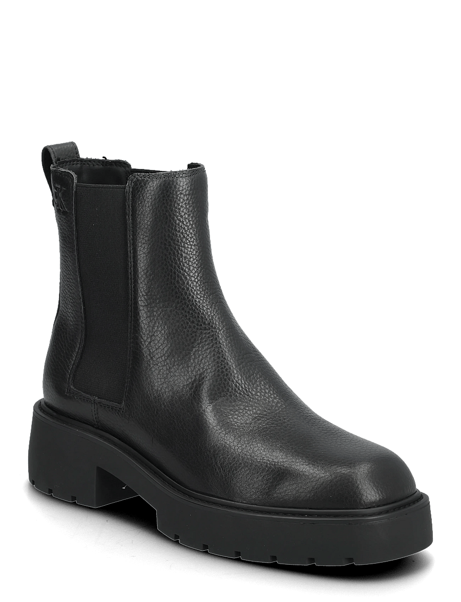Calvin Klein - CHUNKY CHELSEA BOOT LTH - platta ankelboots - ck black - 0