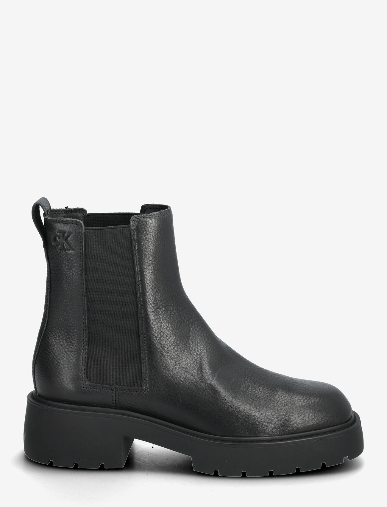 Calvin Klein - CHUNKY CHELSEA BOOT LTH - flache stiefeletten - ck black - 1