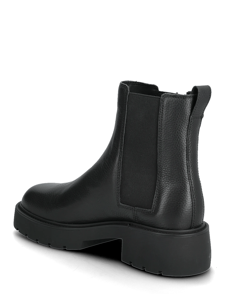 Calvin Klein - CHUNKY CHELSEA BOOT LTH - platta ankelboots - ck black - 2