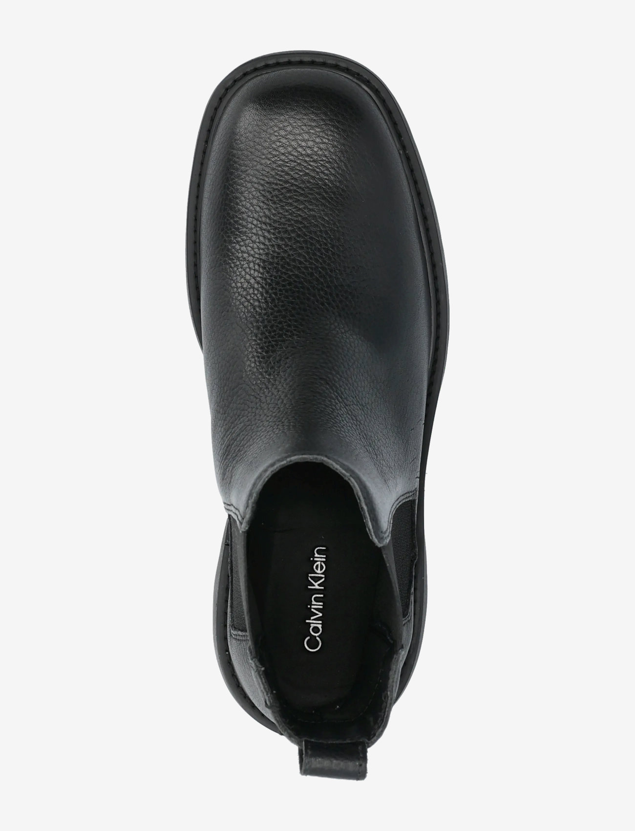 Calvin Klein - CHUNKY CHELSEA BOOT LTH - flache stiefeletten - ck black - 3