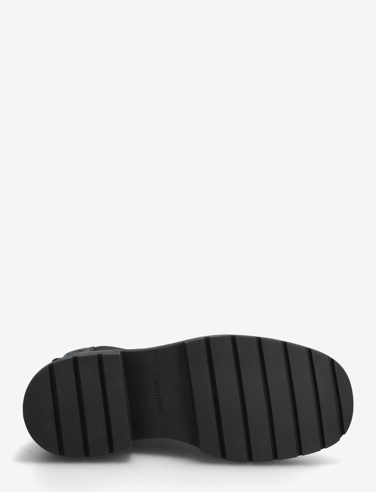 Calvin Klein - CHUNKY CHELSEA BOOT LTH - flache stiefeletten - ck black - 4