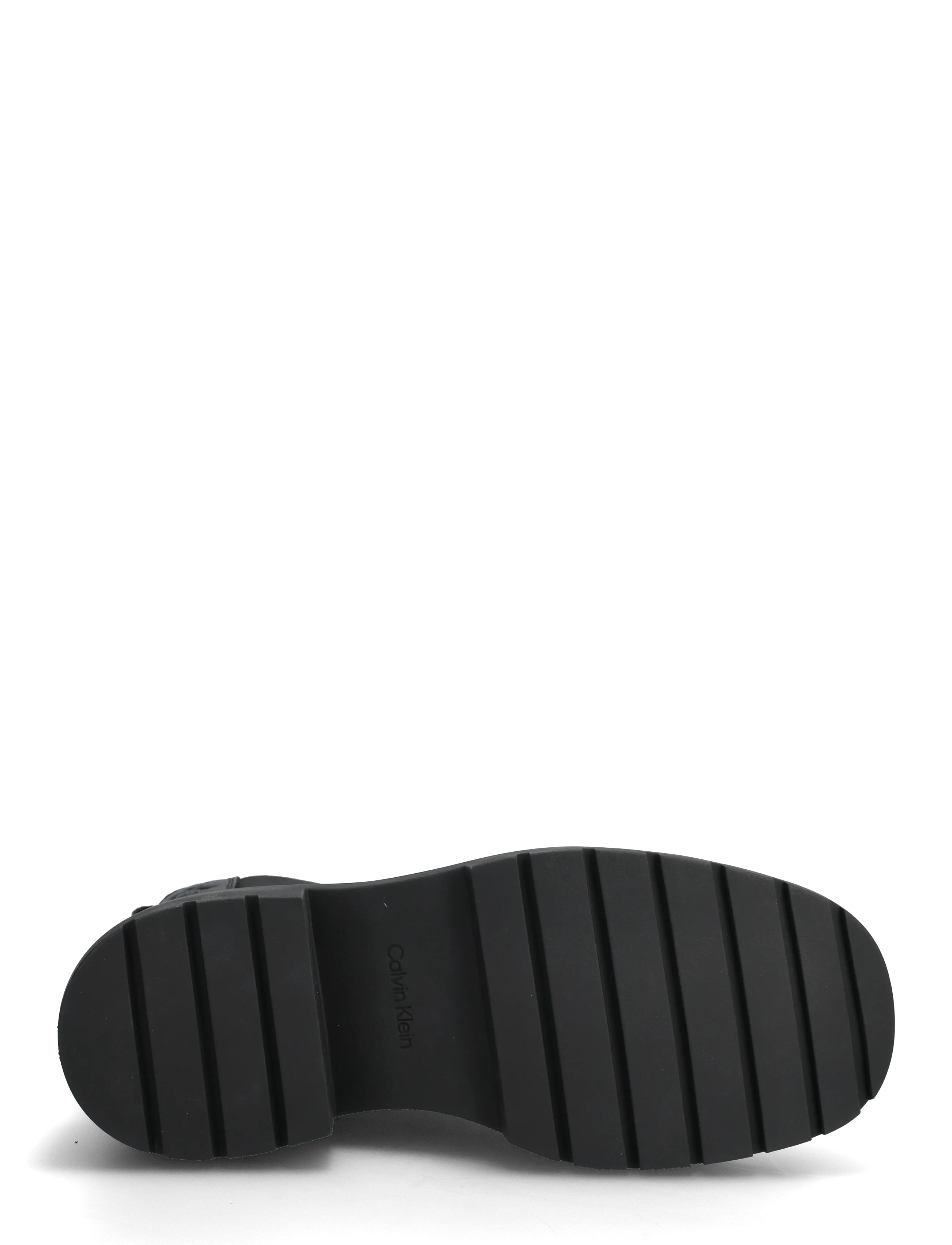Calvin Klein - CHUNKY CHELSEA BOOT LTH - flache stiefeletten - ck black - 4