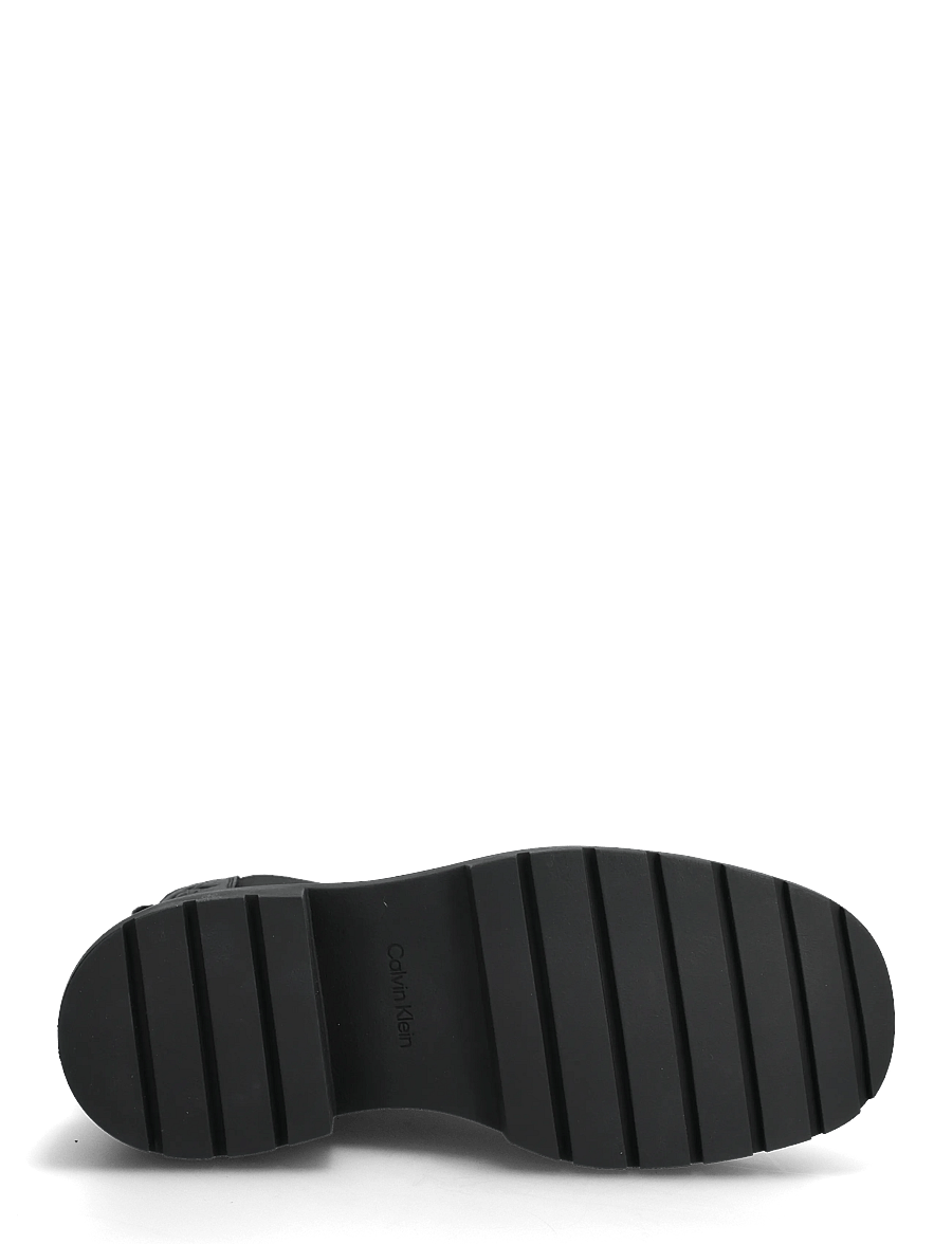 Calvin Klein - CHUNKY CHELSEA BOOT LTH - platta ankelboots - ck black - 4