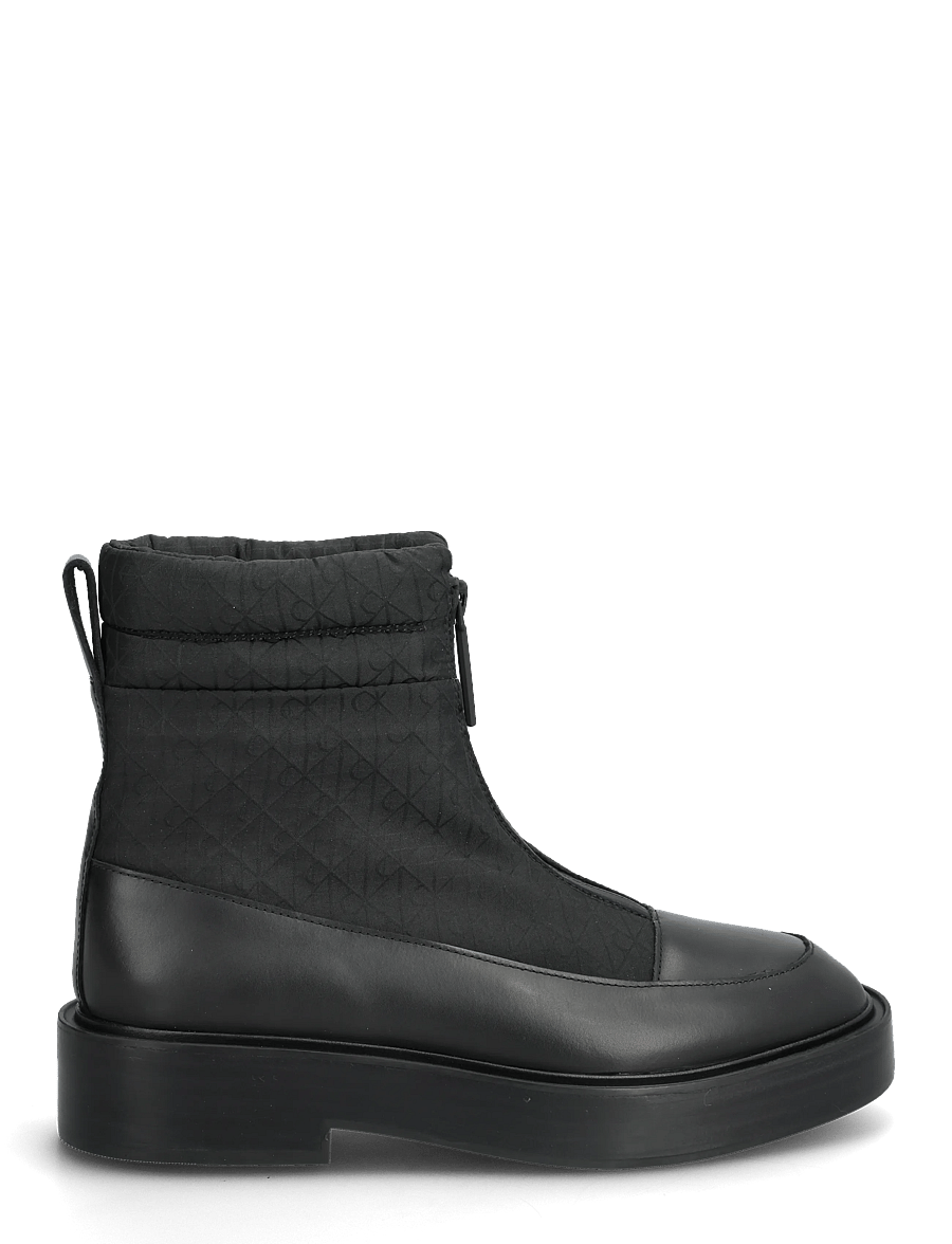 Calvin Klein - CONCAVE WELT BOOT NYL AOP - madalad poolsaapad - black - 1