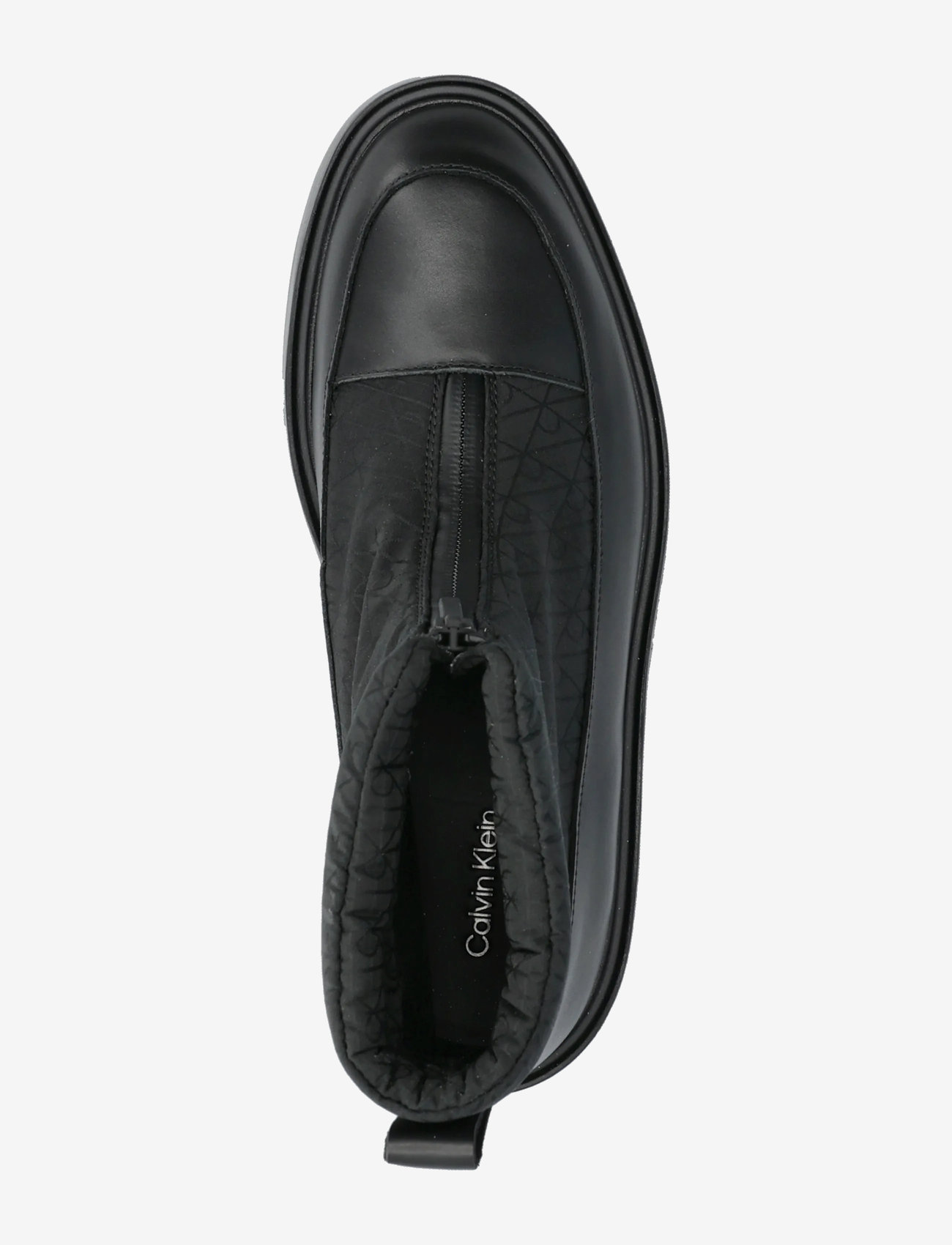 Calvin Klein - CONCAVE WELT BOOT NYL AOP - flade ankelstøvler - black - 3