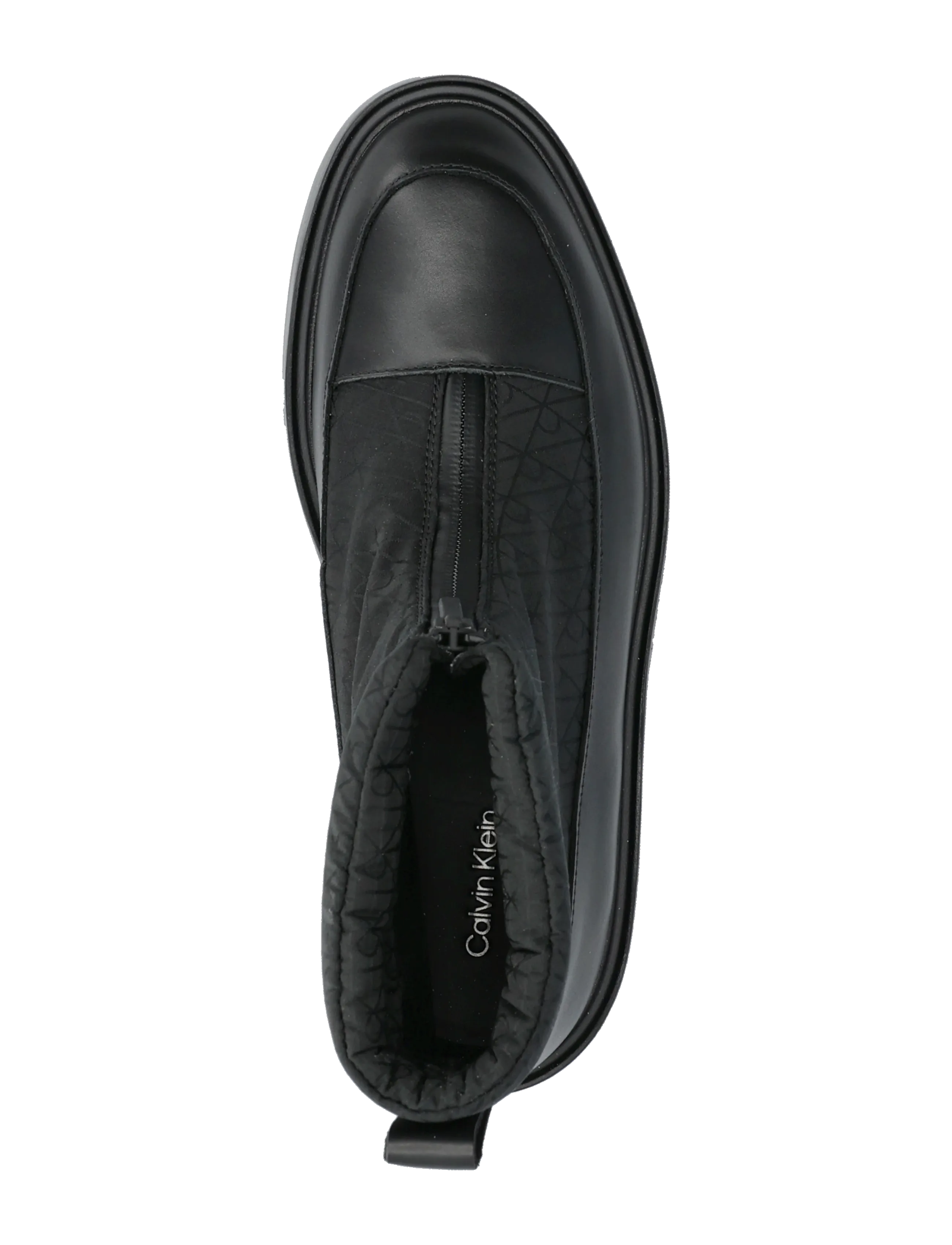 Calvin Klein - CONCAVE WELT BOOT NYL AOP - madalad poolsaapad - black - 3