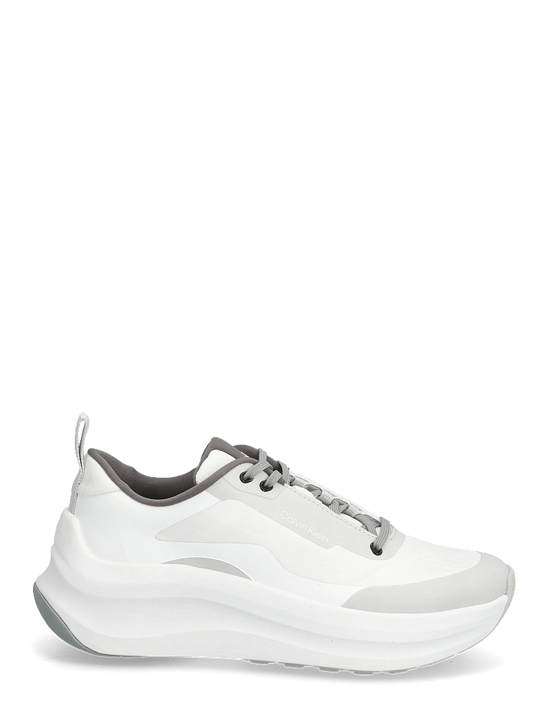 Calvin Klein - CHUNKY RUNNER LACEUP MIX AOP - konfirmation - white granite road granite gray - 1