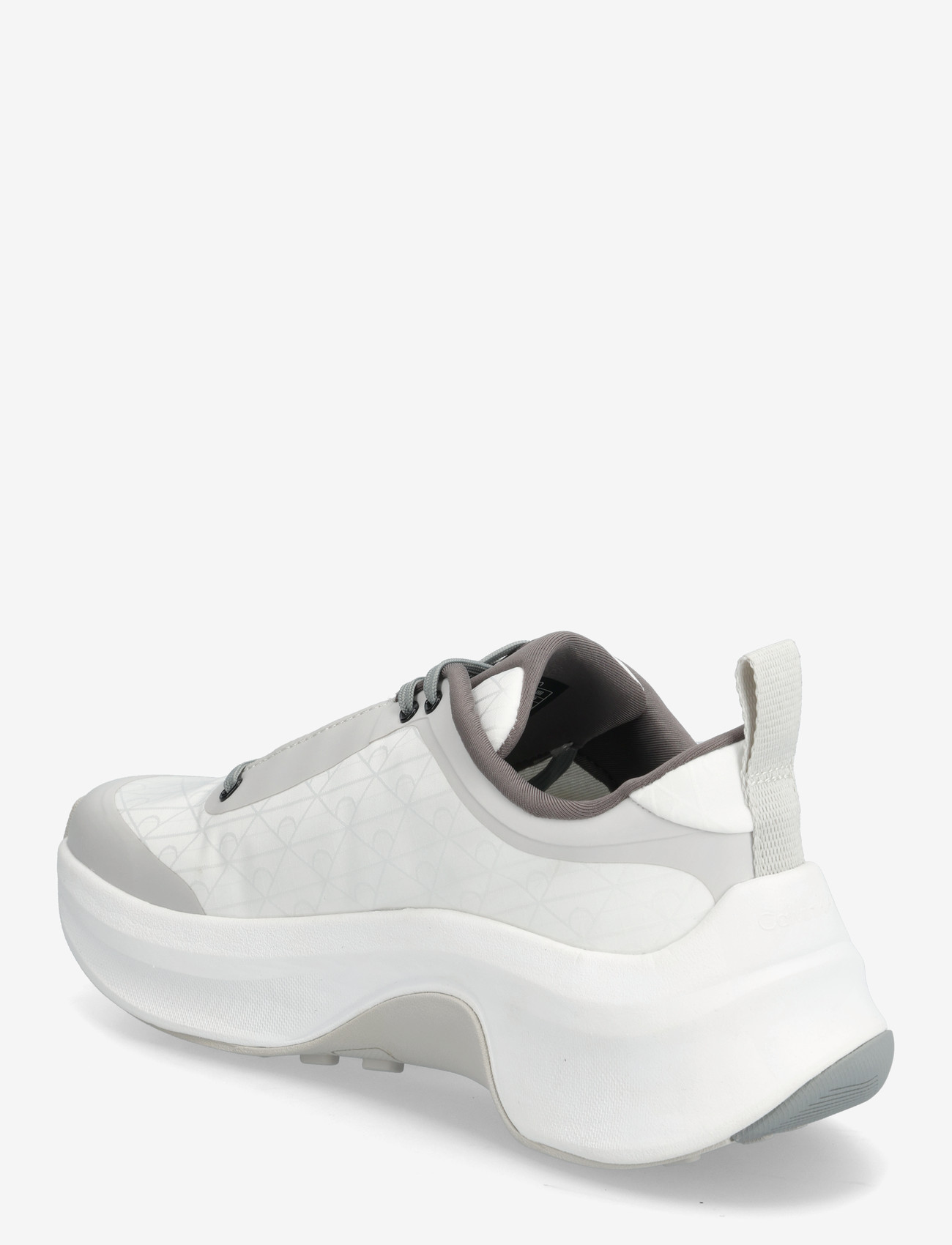Calvin Klein - CHUNKY RUNNER LACEUP MIX AOP - konfirmation - white granite road granite gray - 2
