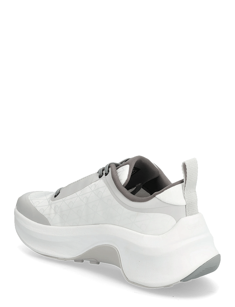 Calvin Klein - CHUNKY RUNNER LACEUP MIX AOP - konfirmation - white granite road granite gray - 2