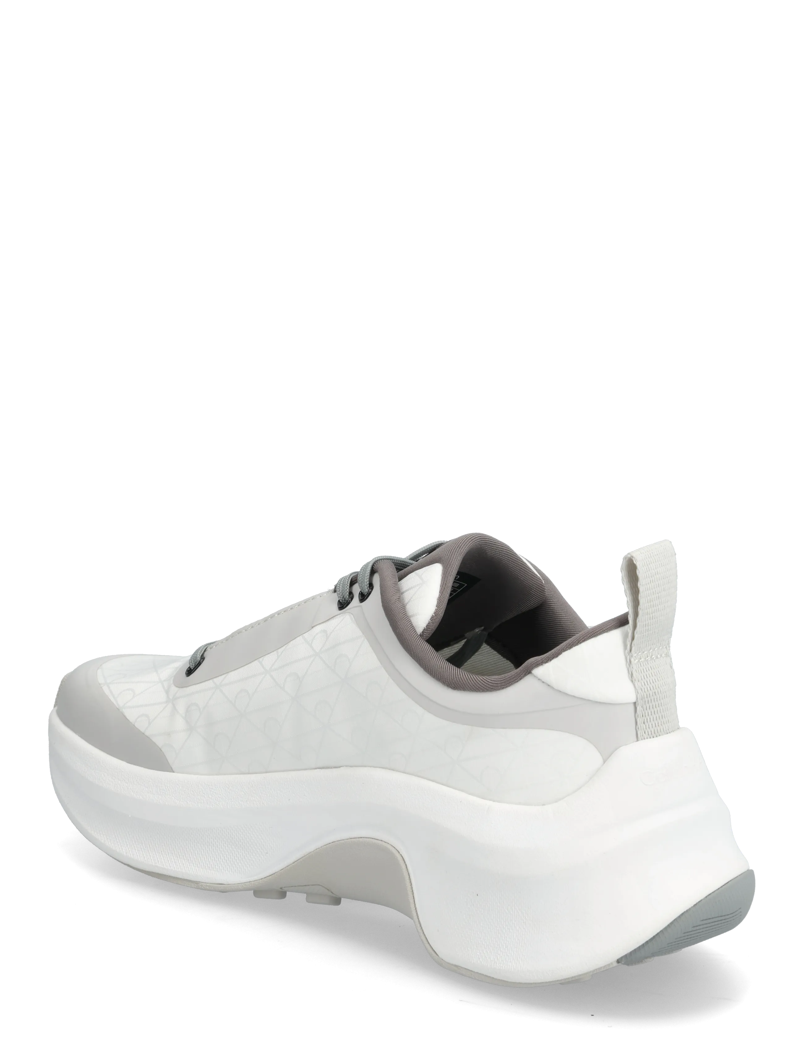 Calvin Klein - CHUNKY RUNNER LACEUP MIX AOP - konfirmation - white granite road granite gray - 2