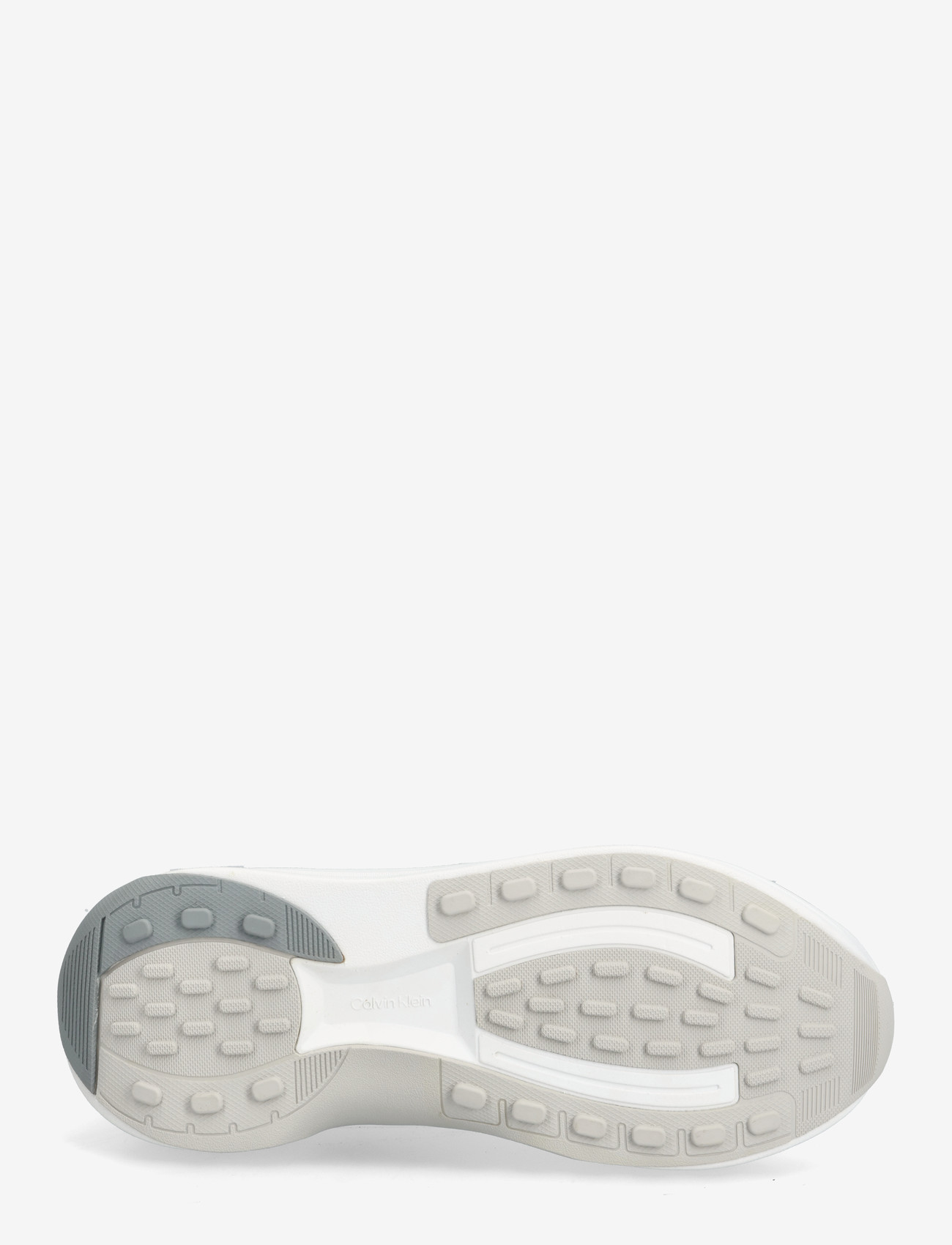 Calvin Klein - CHUNKY RUNNER LACEUP MIX AOP - konfirmation - white granite road granite gray - 4
