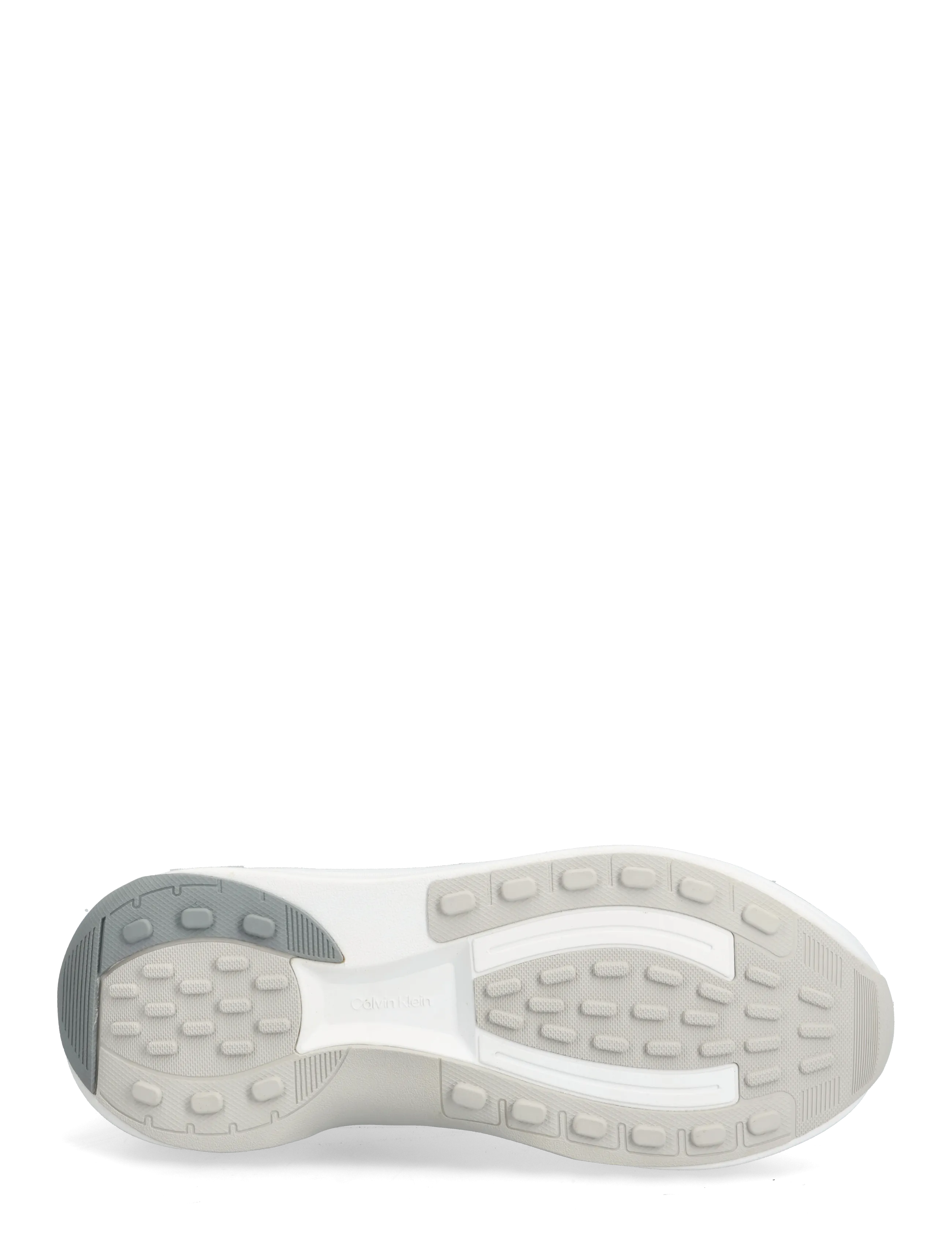Calvin Klein - CHUNKY RUNNER LACEUP MIX AOP - konfirmation - white granite road granite gray - 4