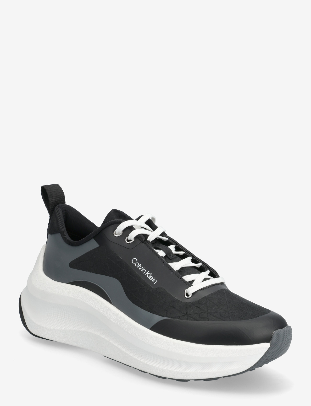 Calvin Klein - CHUNKY RUNNER LACEUP MIX AOP - konfirmation - black coal - 0