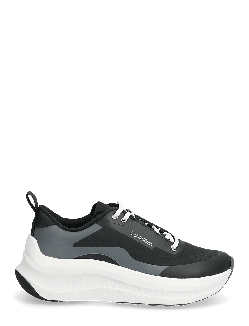 Calvin Klein - CHUNKY RUNNER LACEUP MIX AOP - konfirmation - black coal - 1